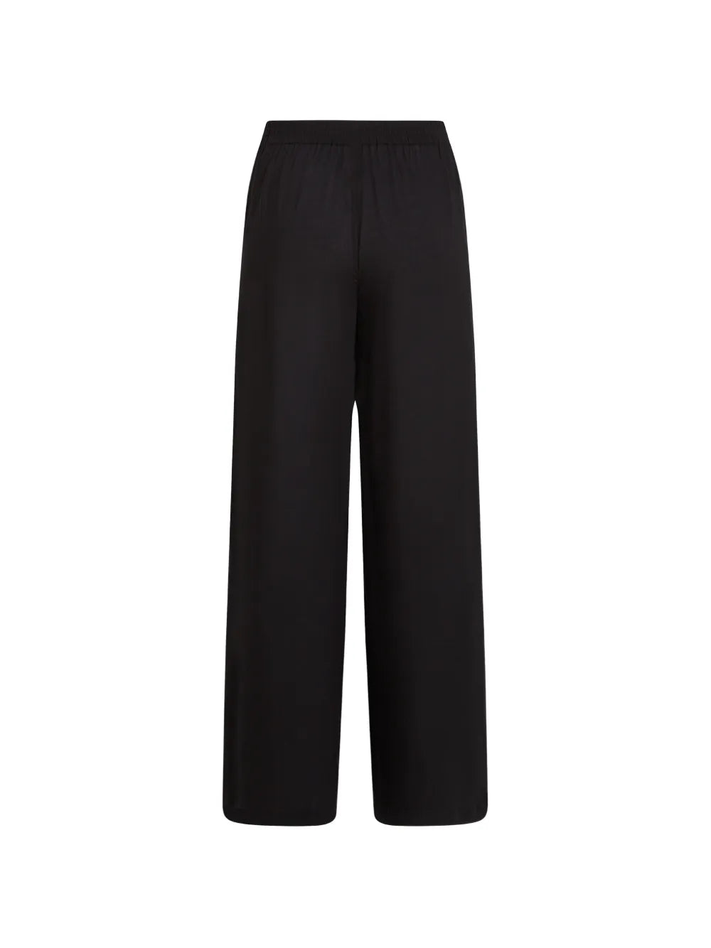 Wide-Leg Pants with Subtle Signature Detail