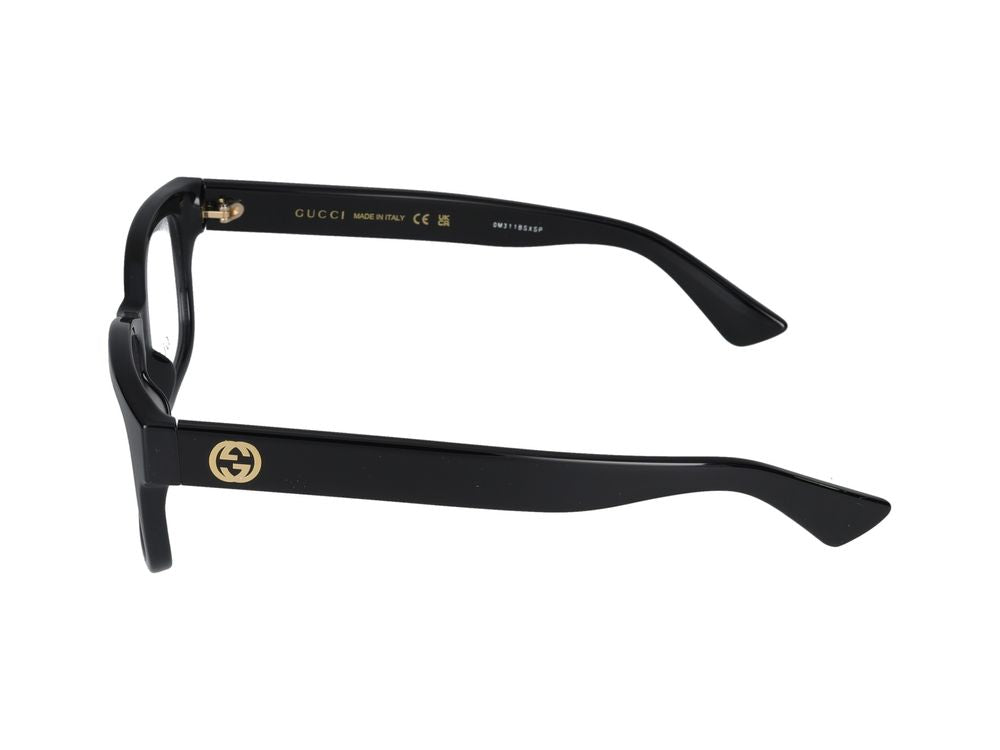 Eyeglasses GG1341O 001 black black transparent 55/14/140