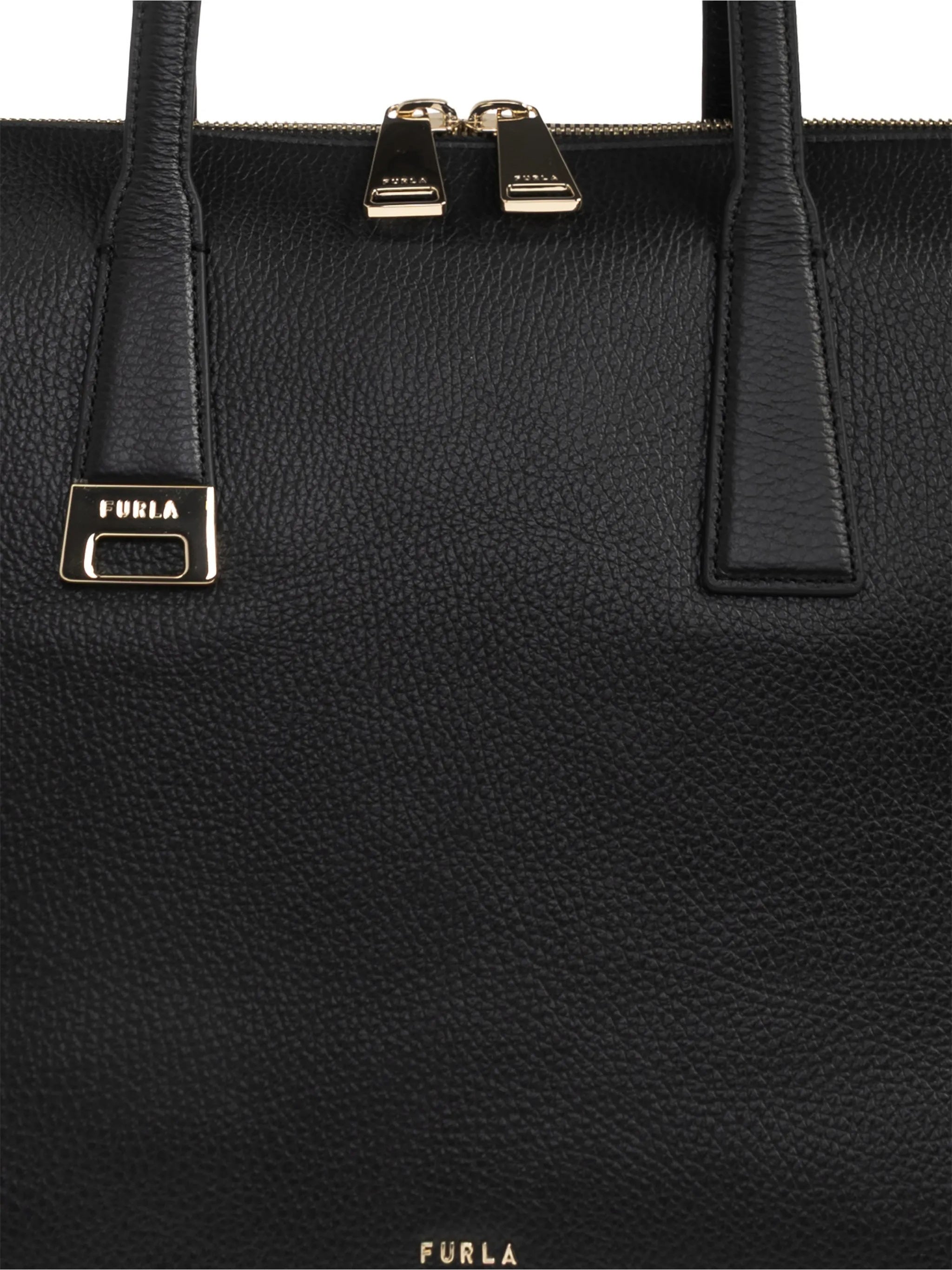 Olivia L Tote Rectangular Textured Leather Tote