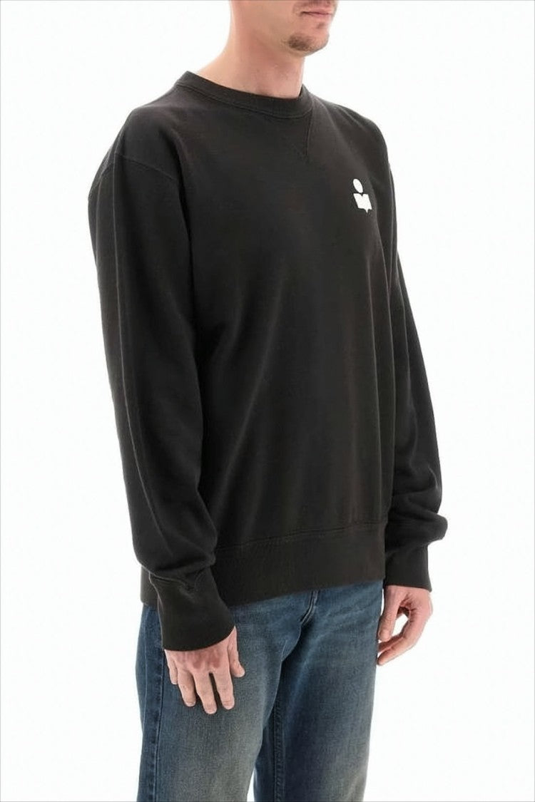 Relaxed-Fit Long Sleeve Sweatshirt with Ribbed Details