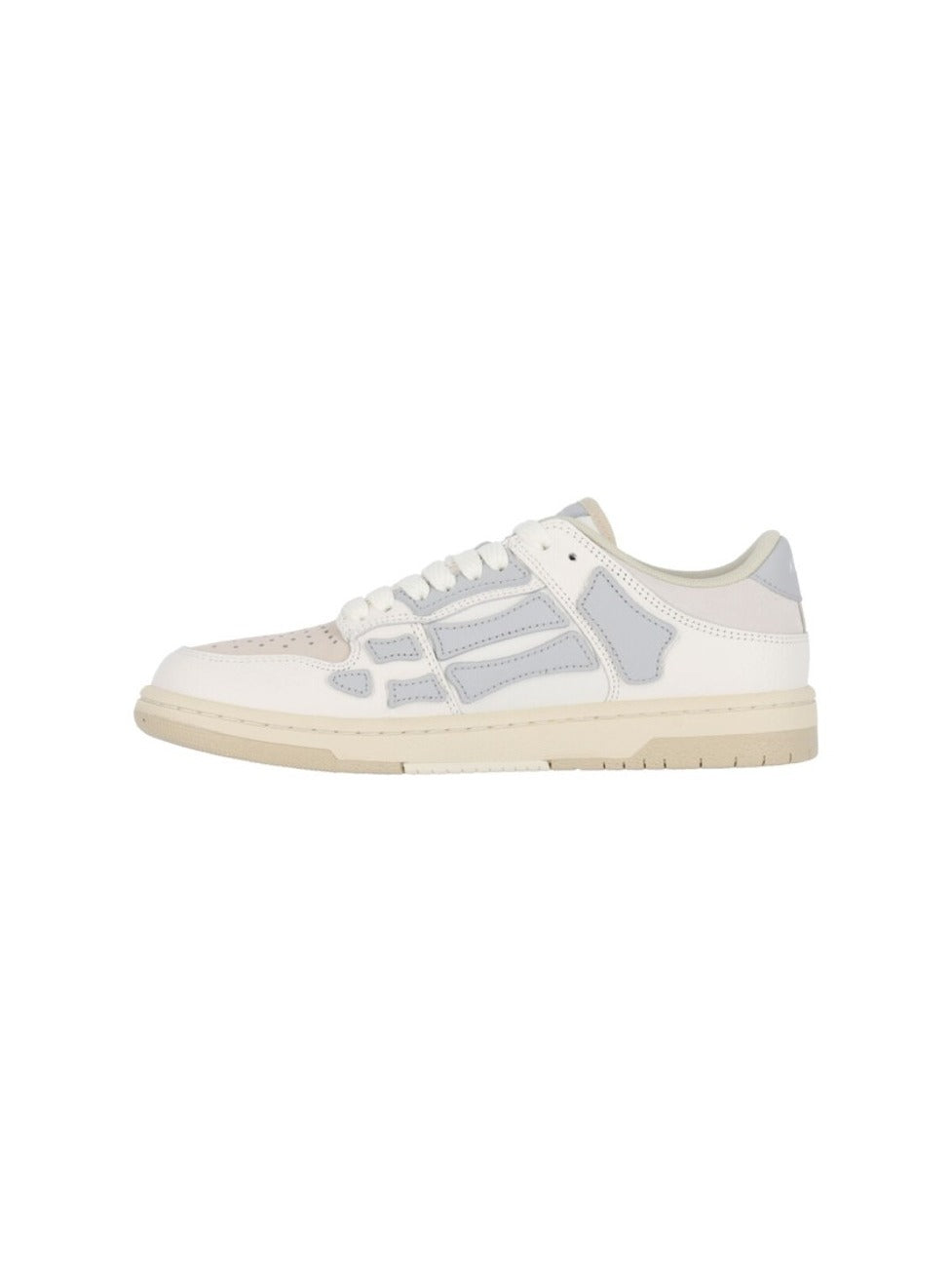 Low Top Sneakers With Grayscale Accents