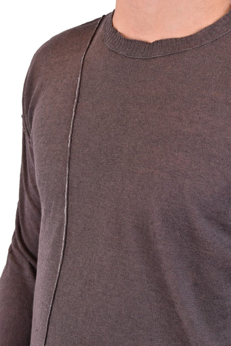 Green Cotton Knitwear Sweater