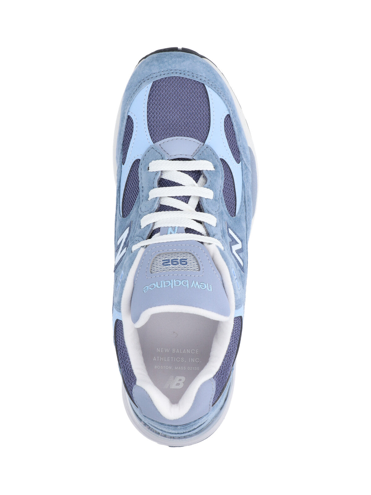 Suede Sneakers With Rounded Toe