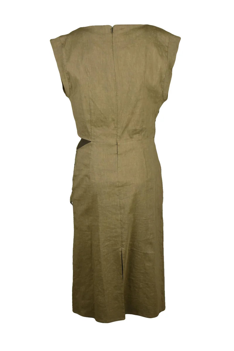 Military Green Dress