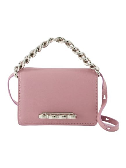Four Ring Mini Bag - Pink Antique - Leather