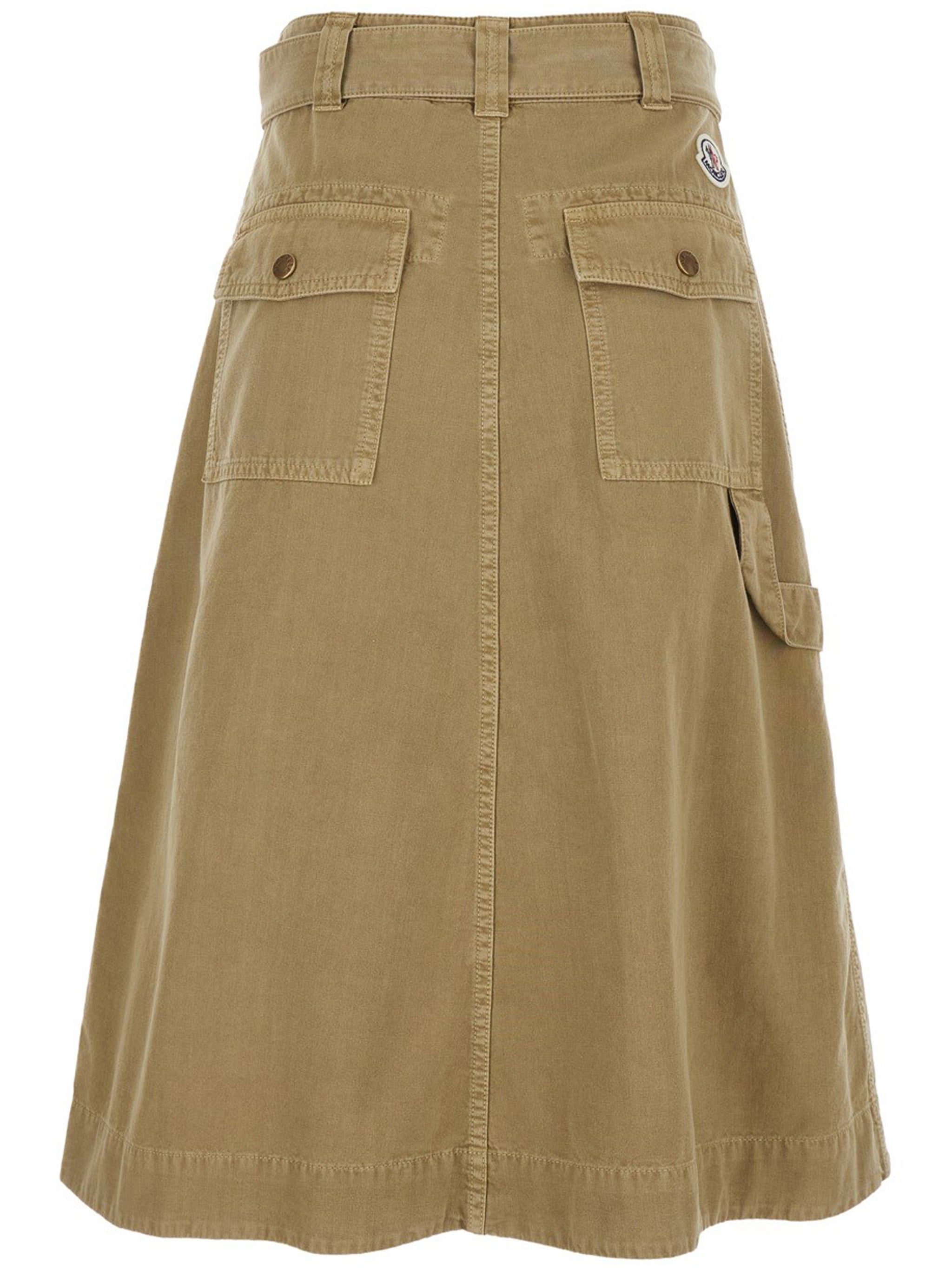 Black Utility Mini Skirt