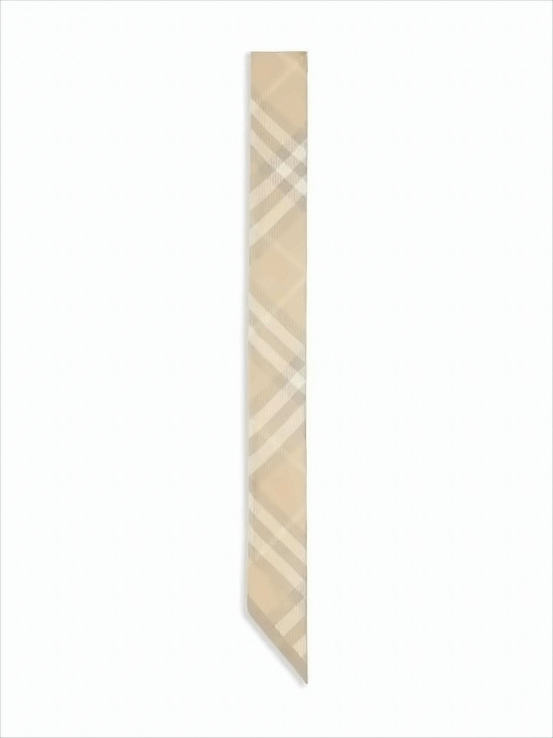 Silk Scarf with Iconic Check Pattern