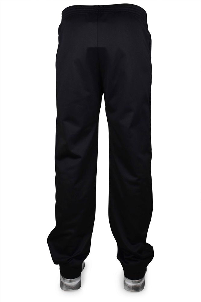Black Tapered Jogging Pants With Signature Accents