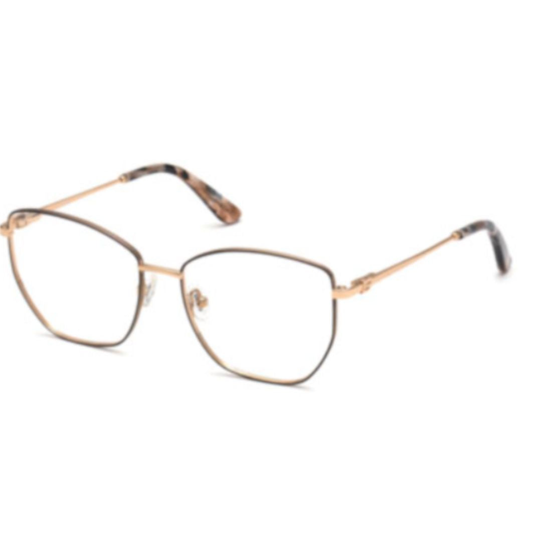 Gu2825 Gold-tone Geometric Frame Eyeglasses