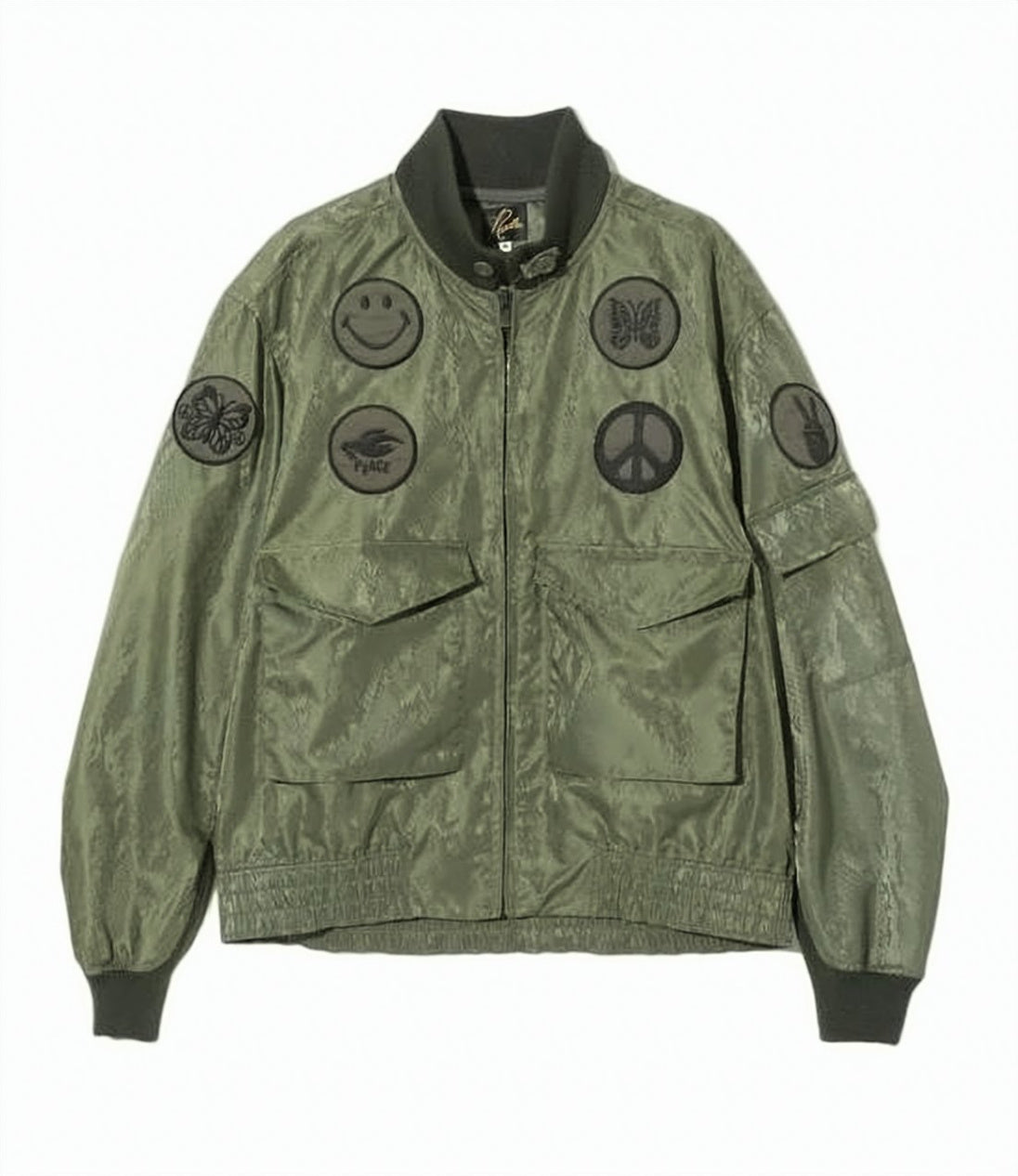 Lightweight Bomber Jacket with Playful Embroidery