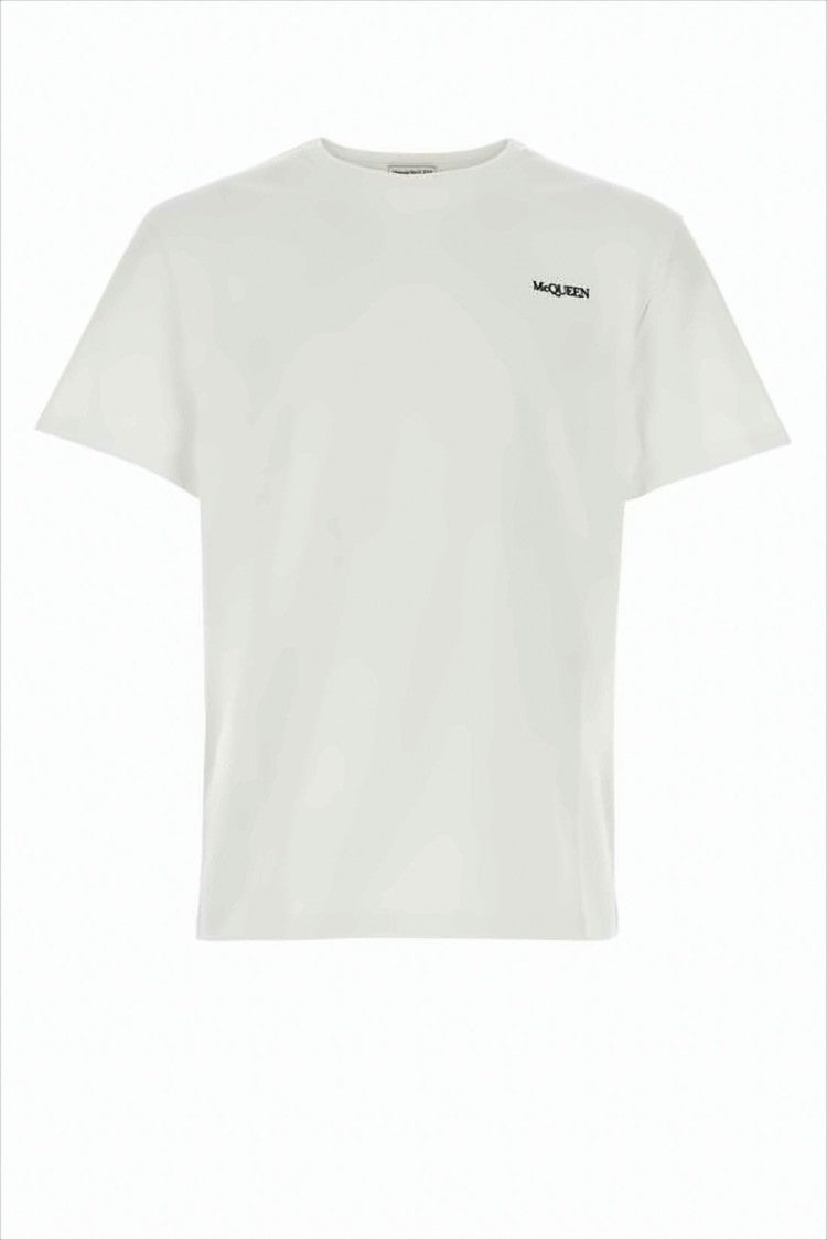 Classic Crew Neck Short-Sleeve Cotton T-Shirt
