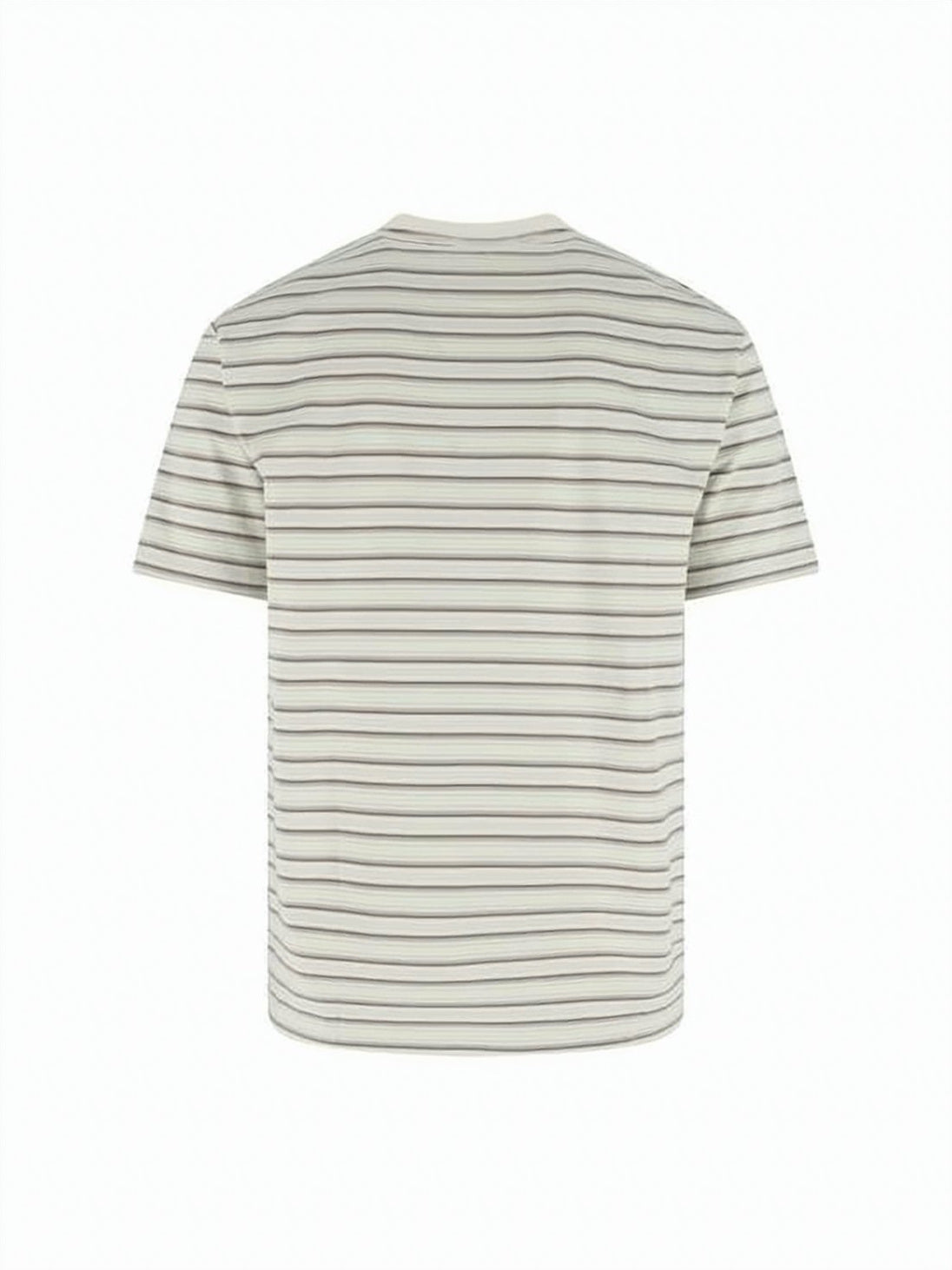 Crew Neck Striped T-Shirt In Lightweight Cotton