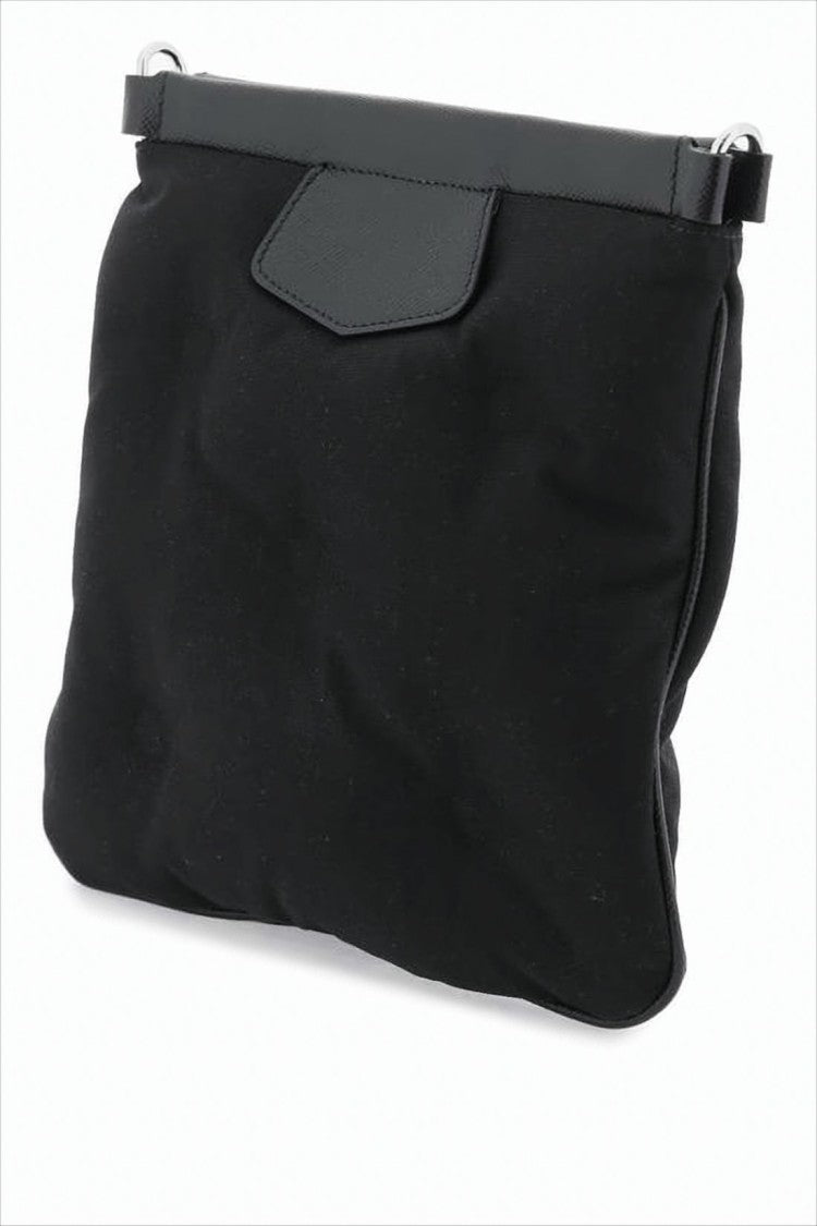 Smooth Polyamide Shoulder Bag With Minimalist Design