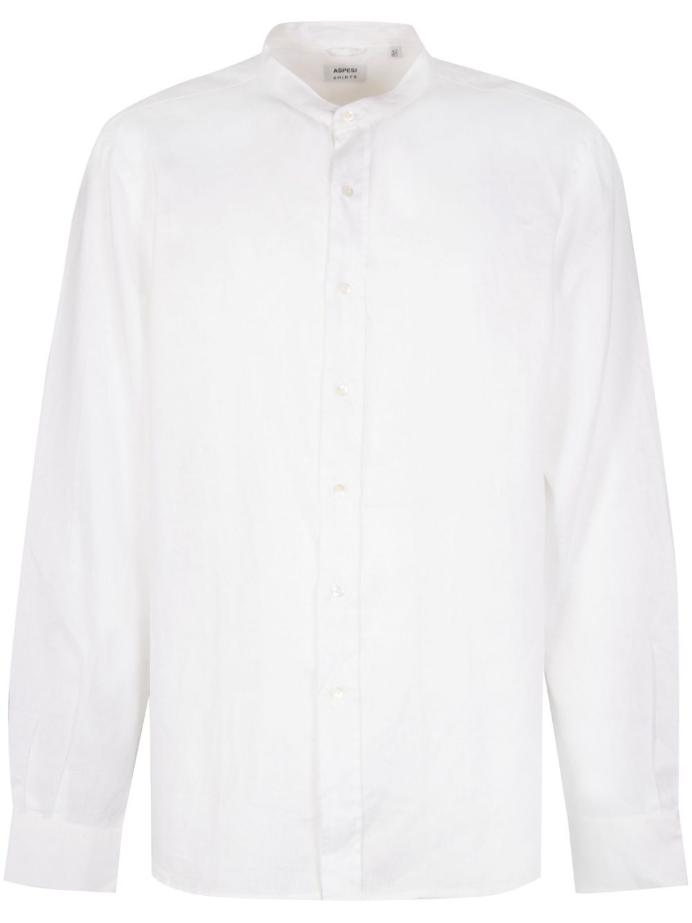 Mandarin Shirt In Light Linen