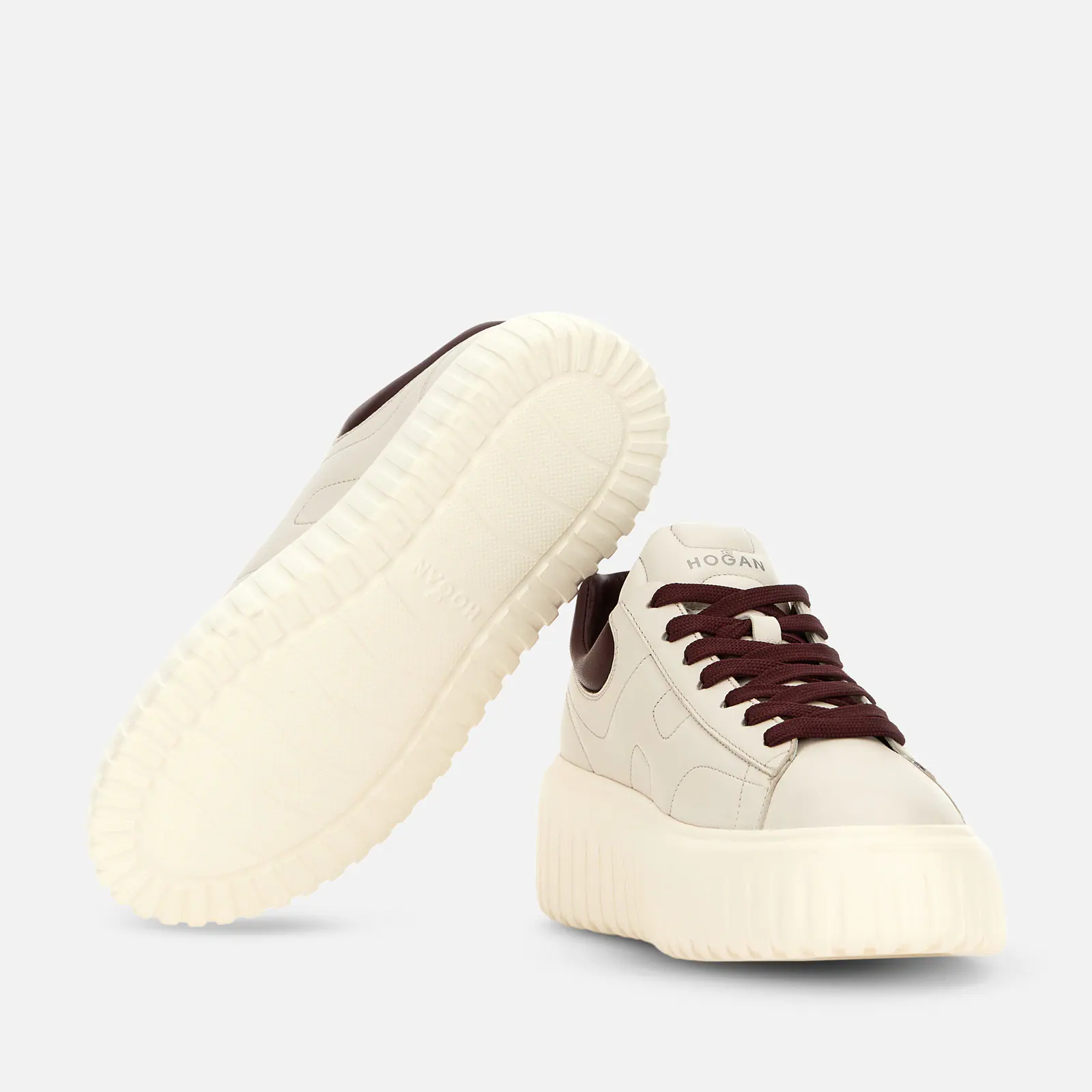 Sophisticated H-Stripes H Sneakers With Platform Sole
