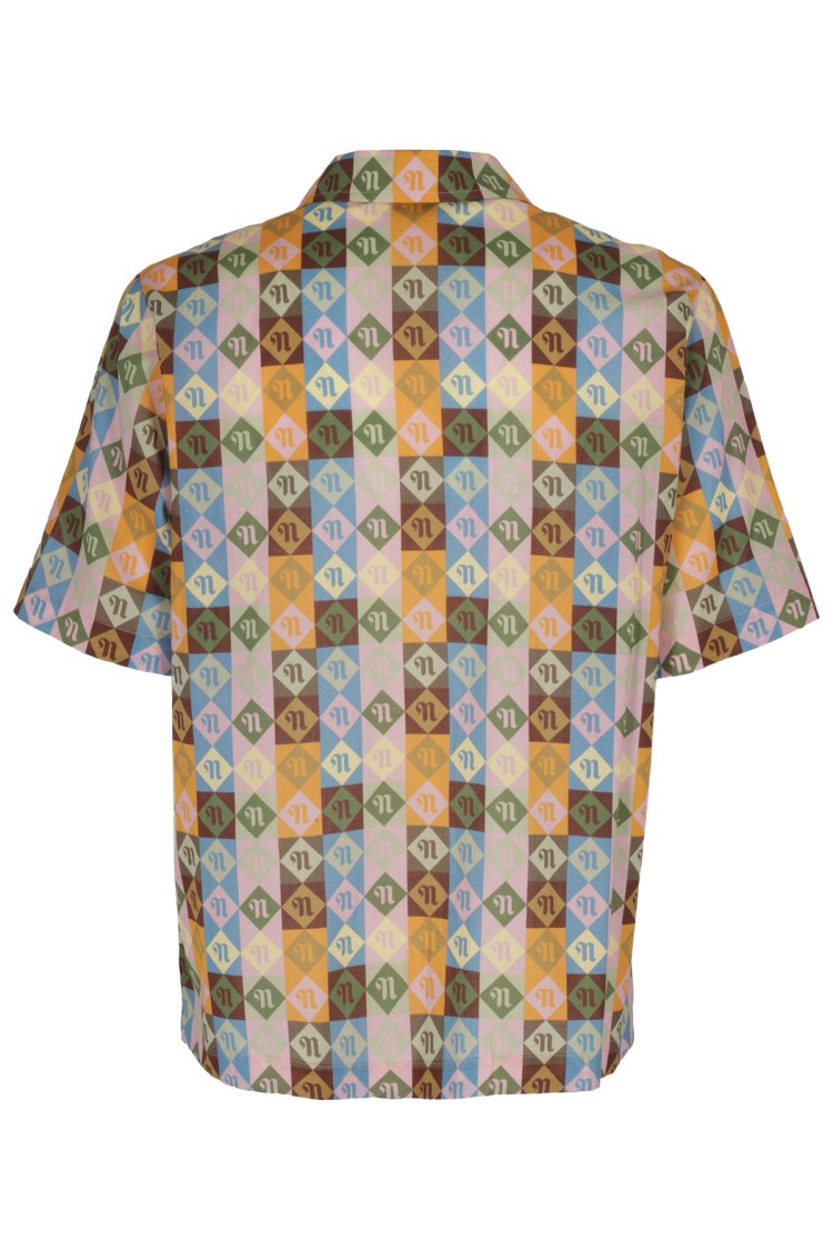 Multicolored Printed Cotton Shirt