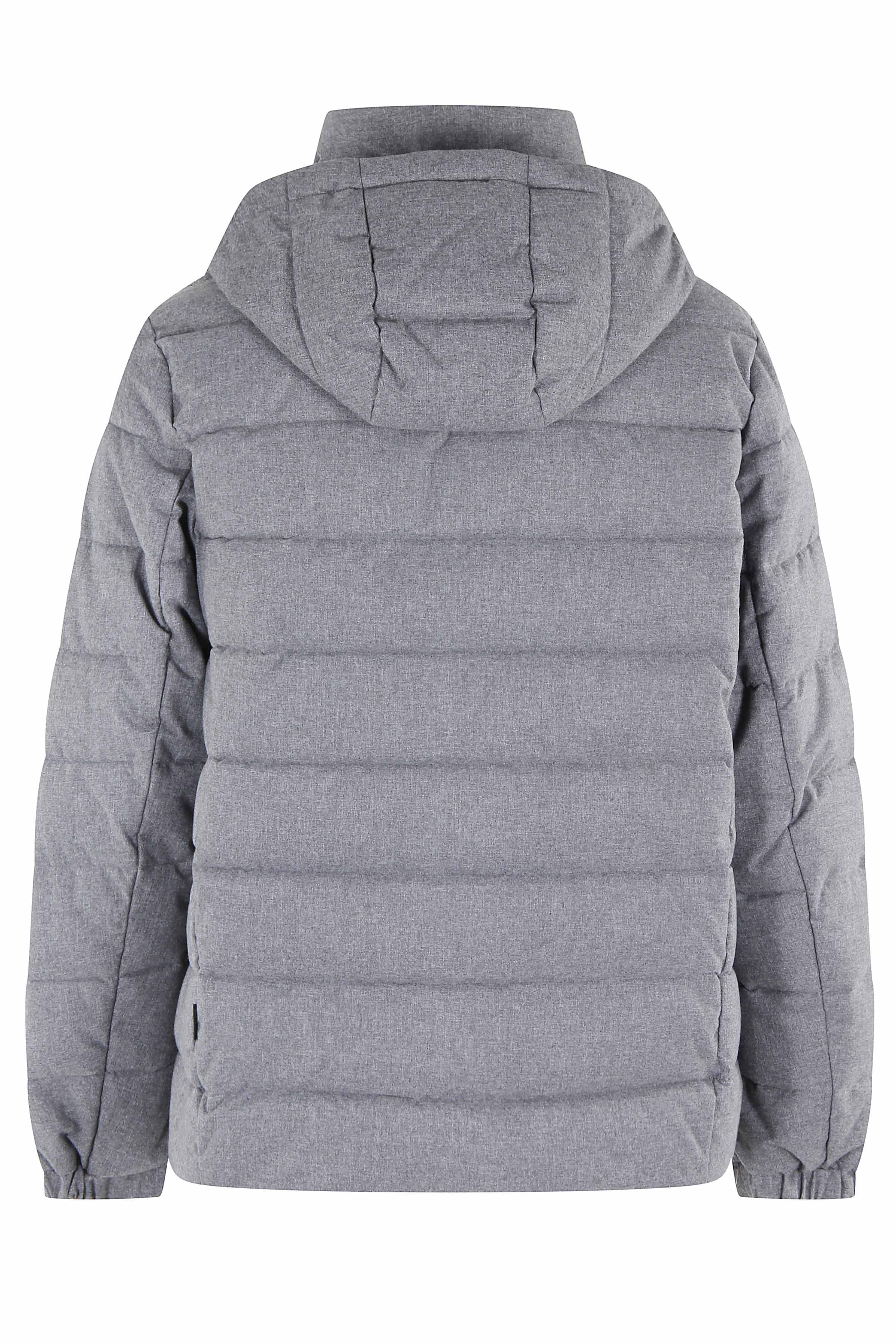 Mid Grey Melange Padded Jacket