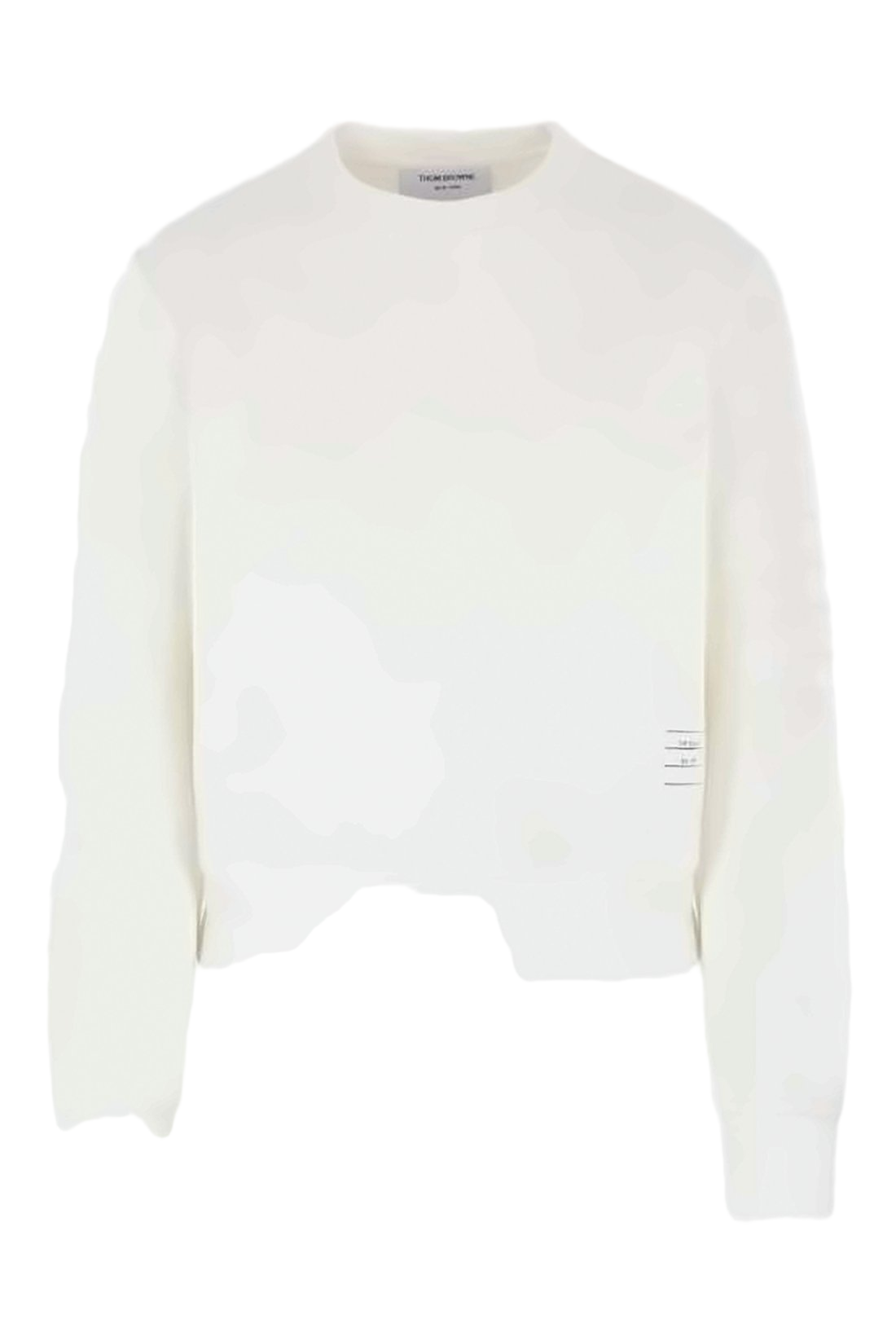 Long-Sleeve Minimalist Cotton Thom Browne Top