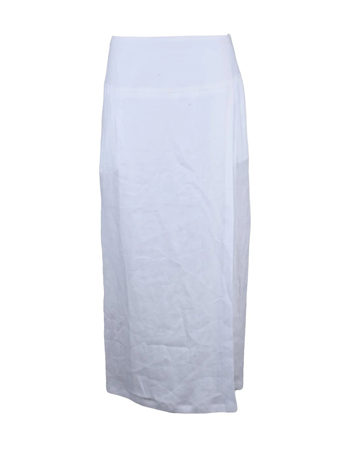 White Linen Long Skirt