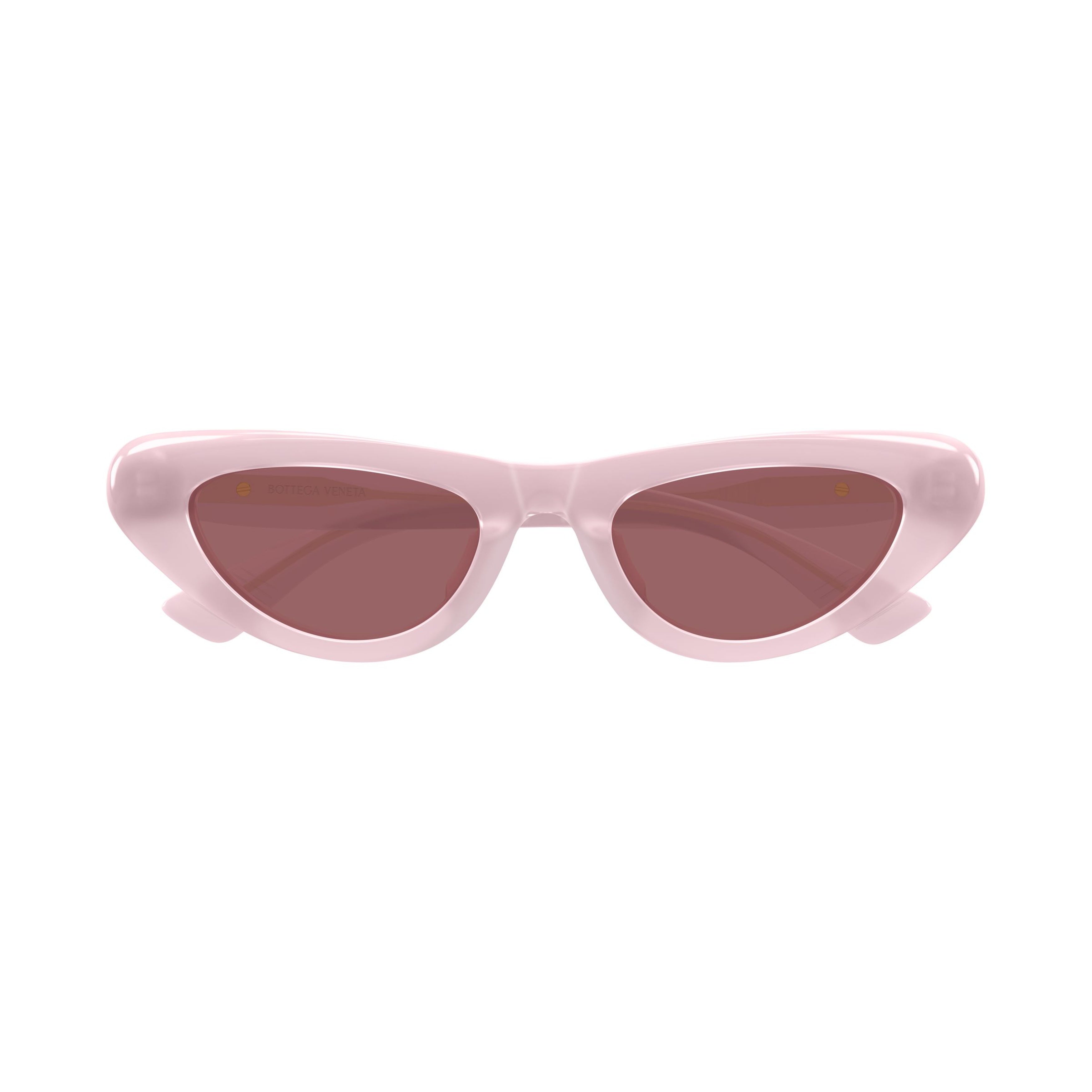 Bv1450s Translucent Pale Pink Cat-Eye Sunglasses