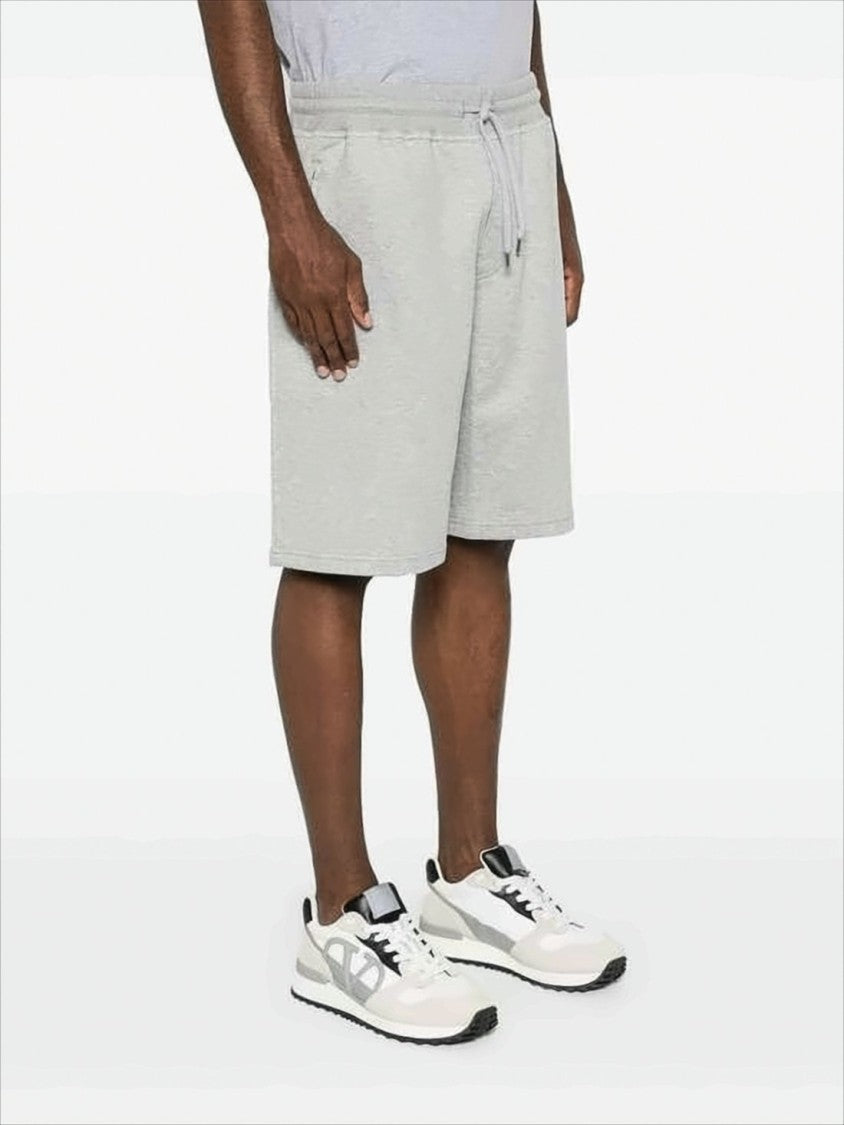 Relaxed Fit Light Grey Shorts