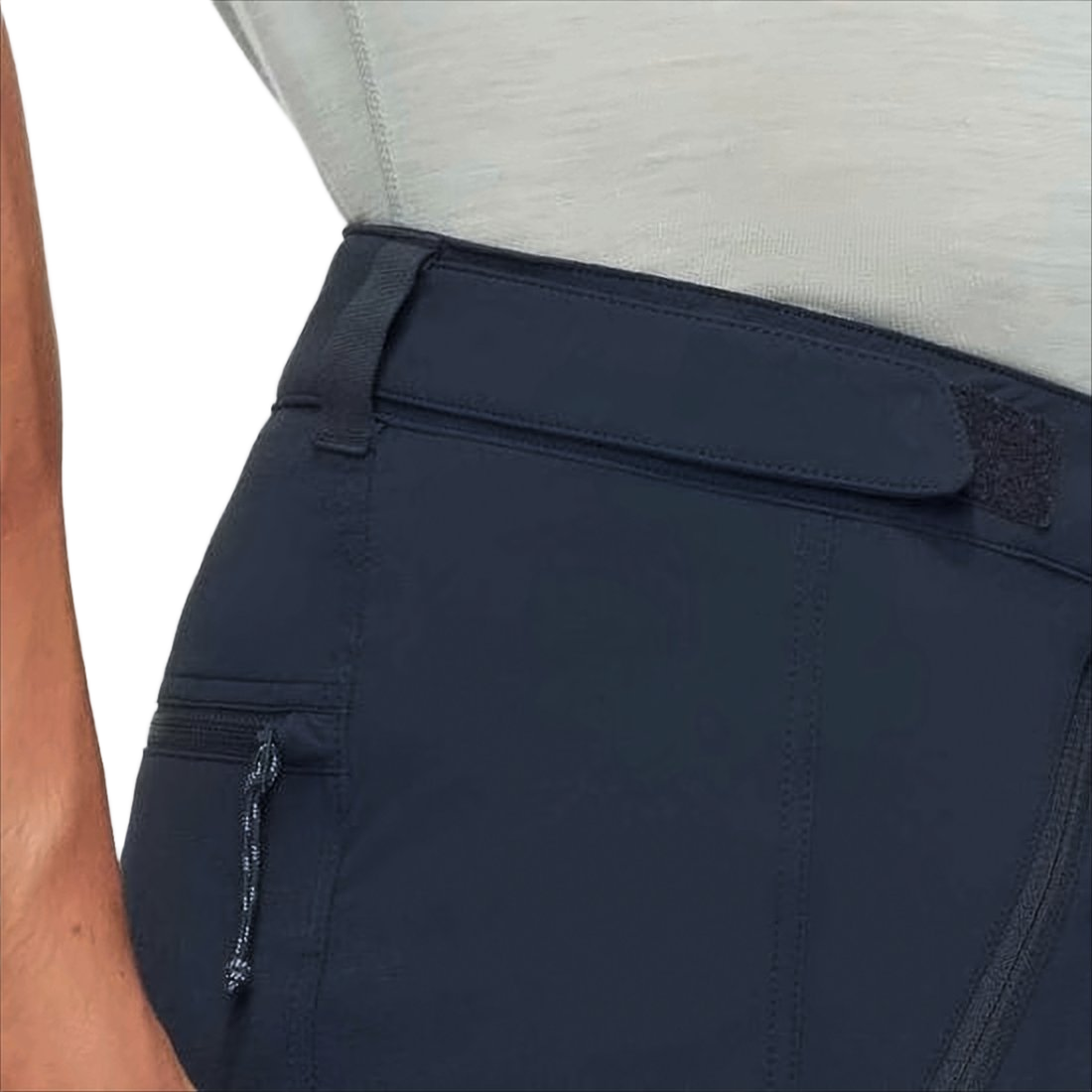 Straight-Fit Pants with Adjustable Waistband