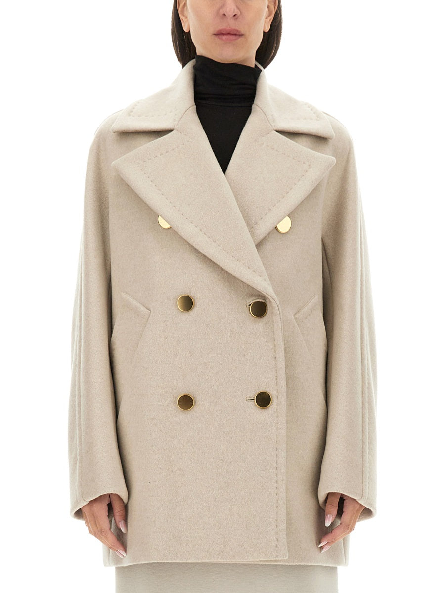 Regular Fit Cashmere Long Coat with Timeless Design