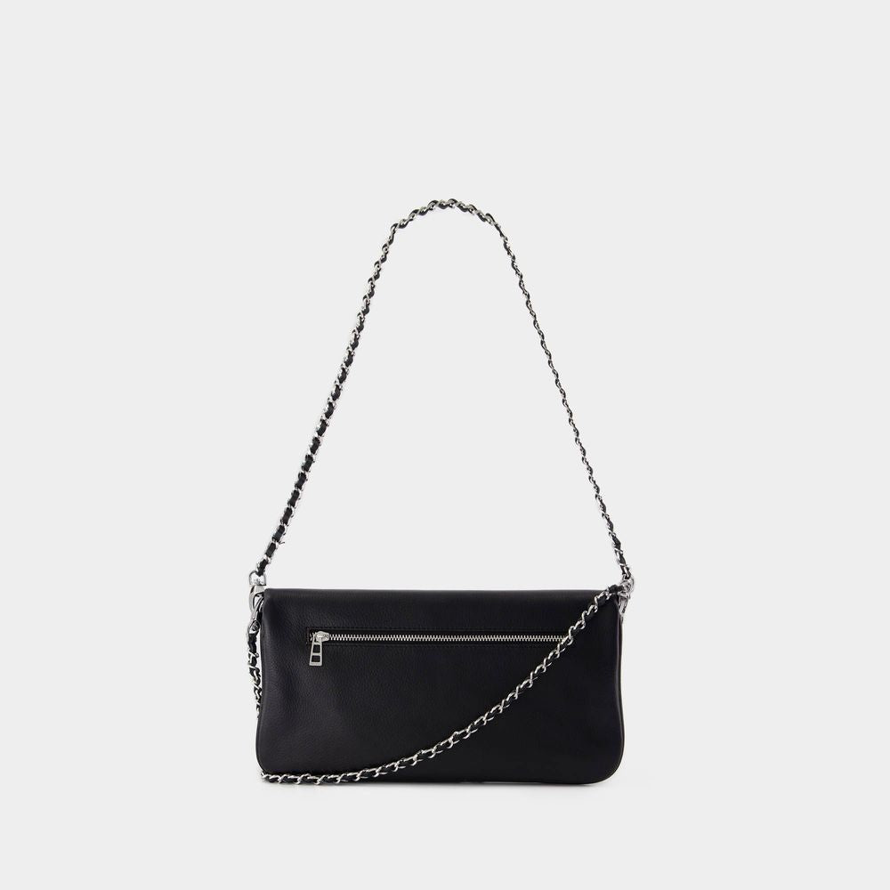 Rock Graffiti Crossbody - Calfskin - Black