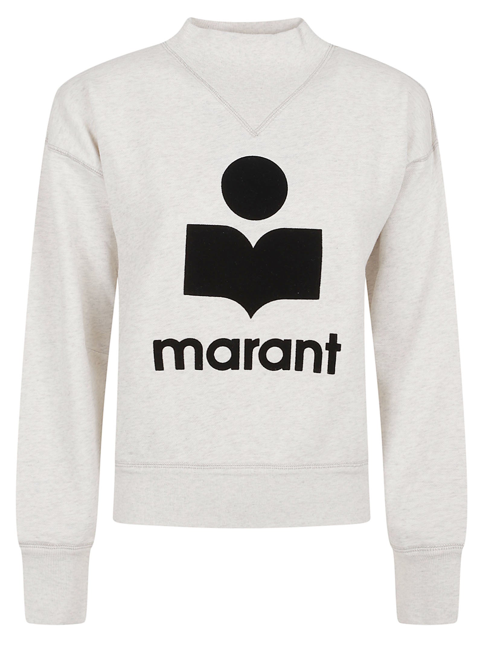 Relaxed Fit Beige Pullover Sweatshirt