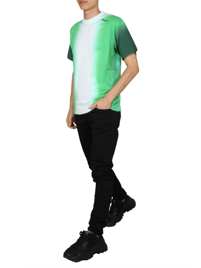 Gradient Design Round Neck T-Shirt