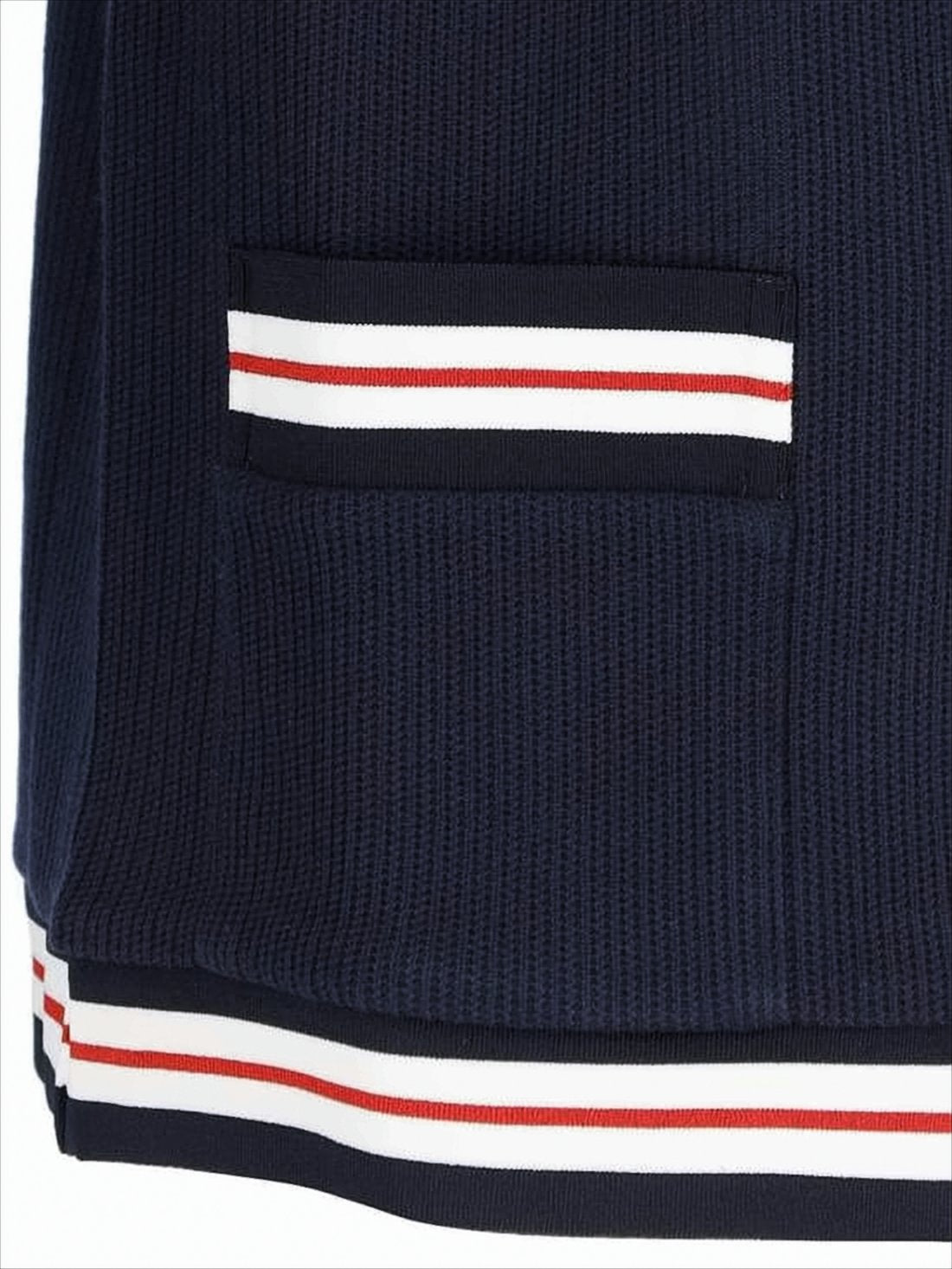 Navy Blue Knit Cardigan