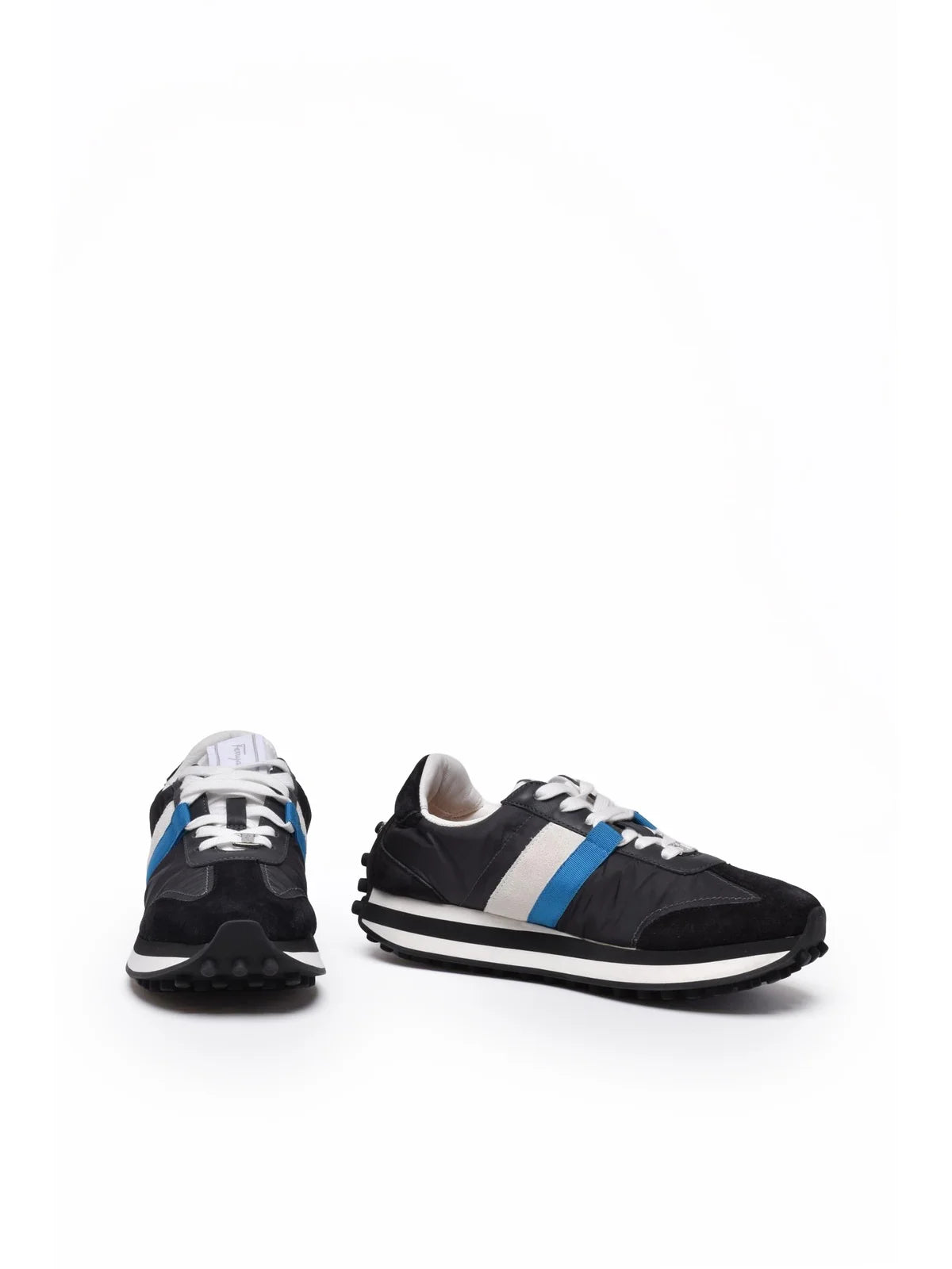 Black Leather Sneakers