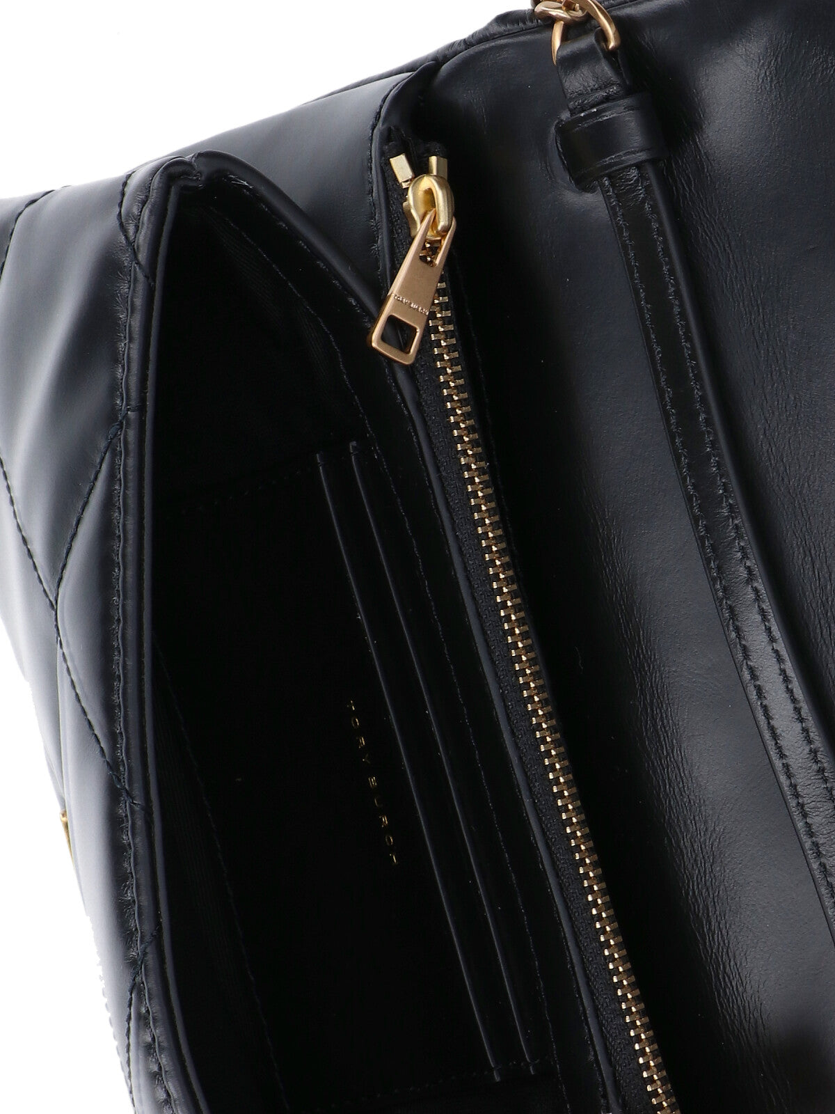Diamond-Quilted Black Napa Leather Wallet