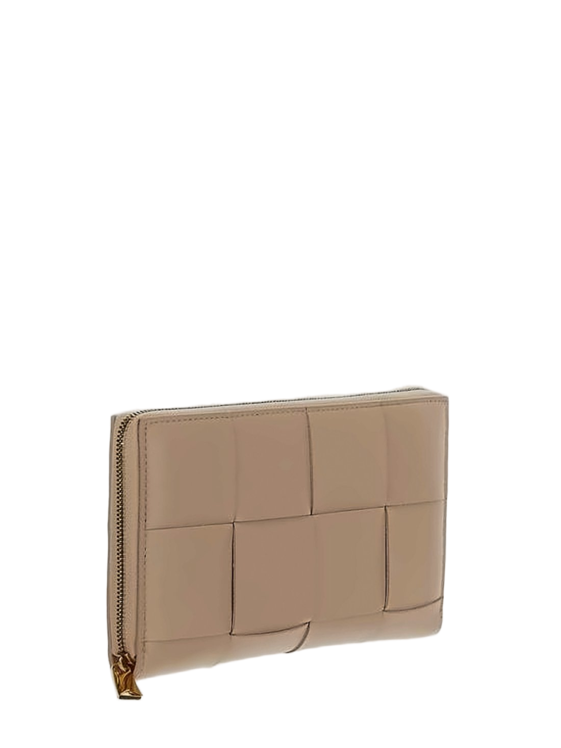 Woven Lambskin Long Wallet