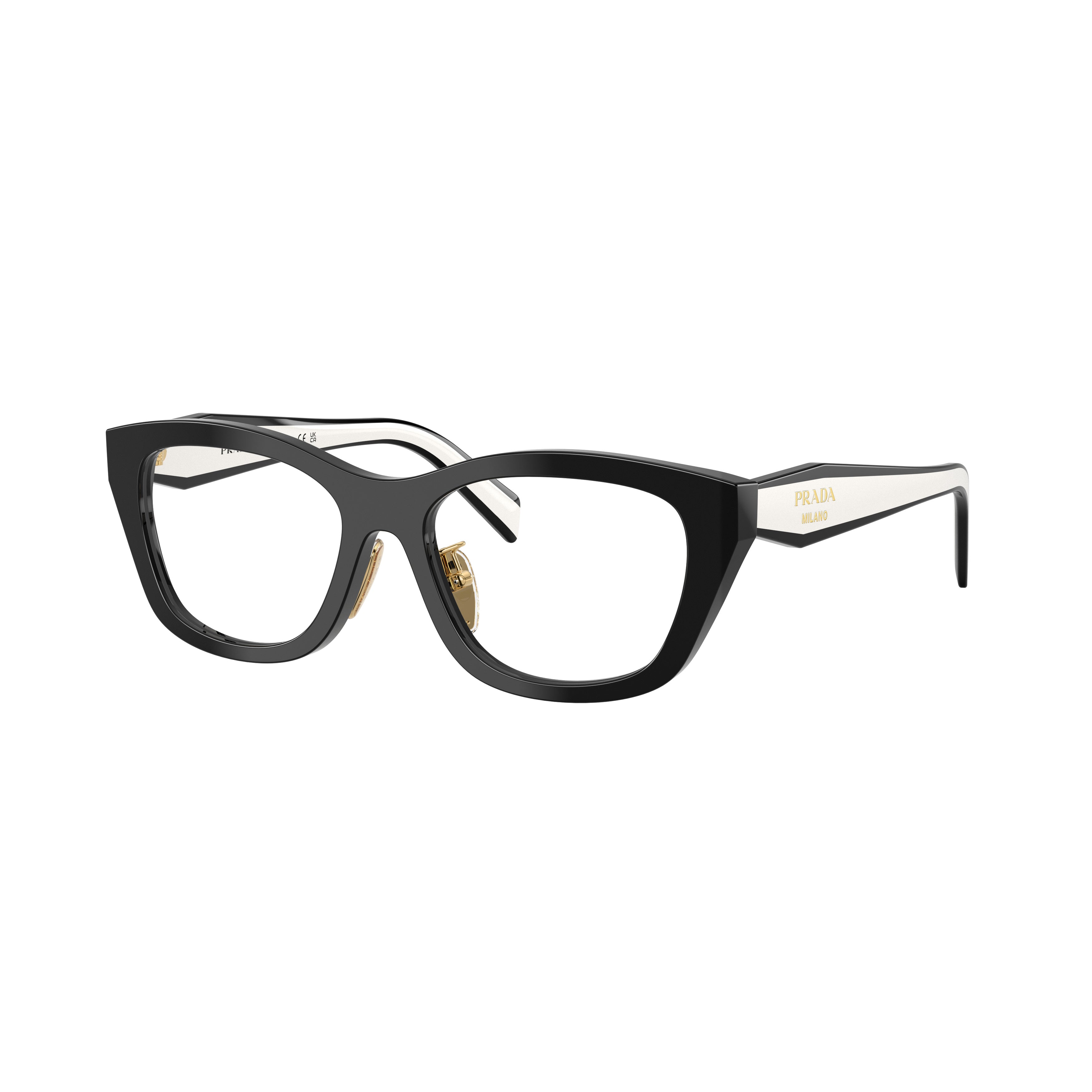 0pr D11vd Angular Cat-Eye Acetate Eyeglasses