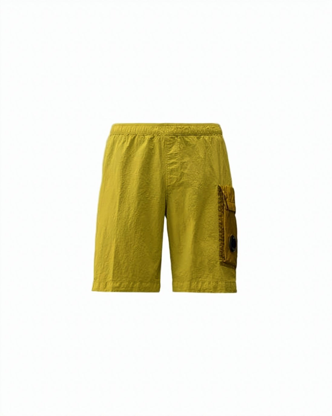 Utility-Inspired Mustard Yellow Shorts