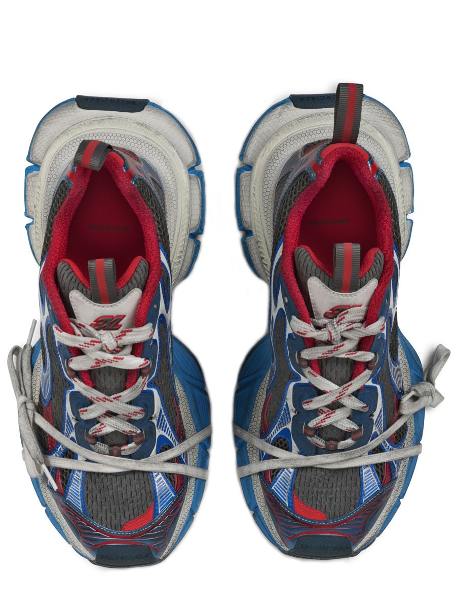 Chunky Multi-Layered Sneakers With Bold Accents