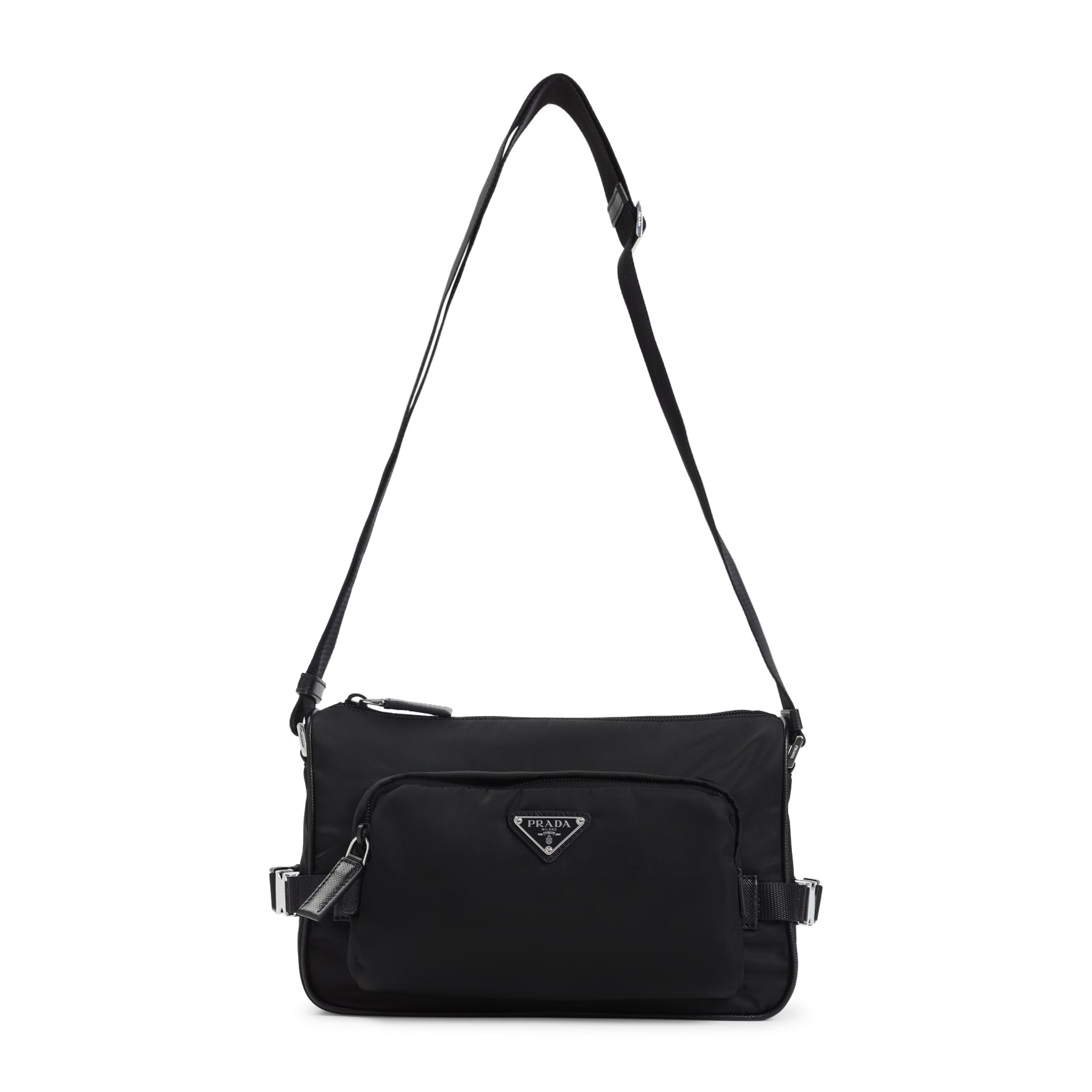Black Crossbody Bag with Adjustable Strap
