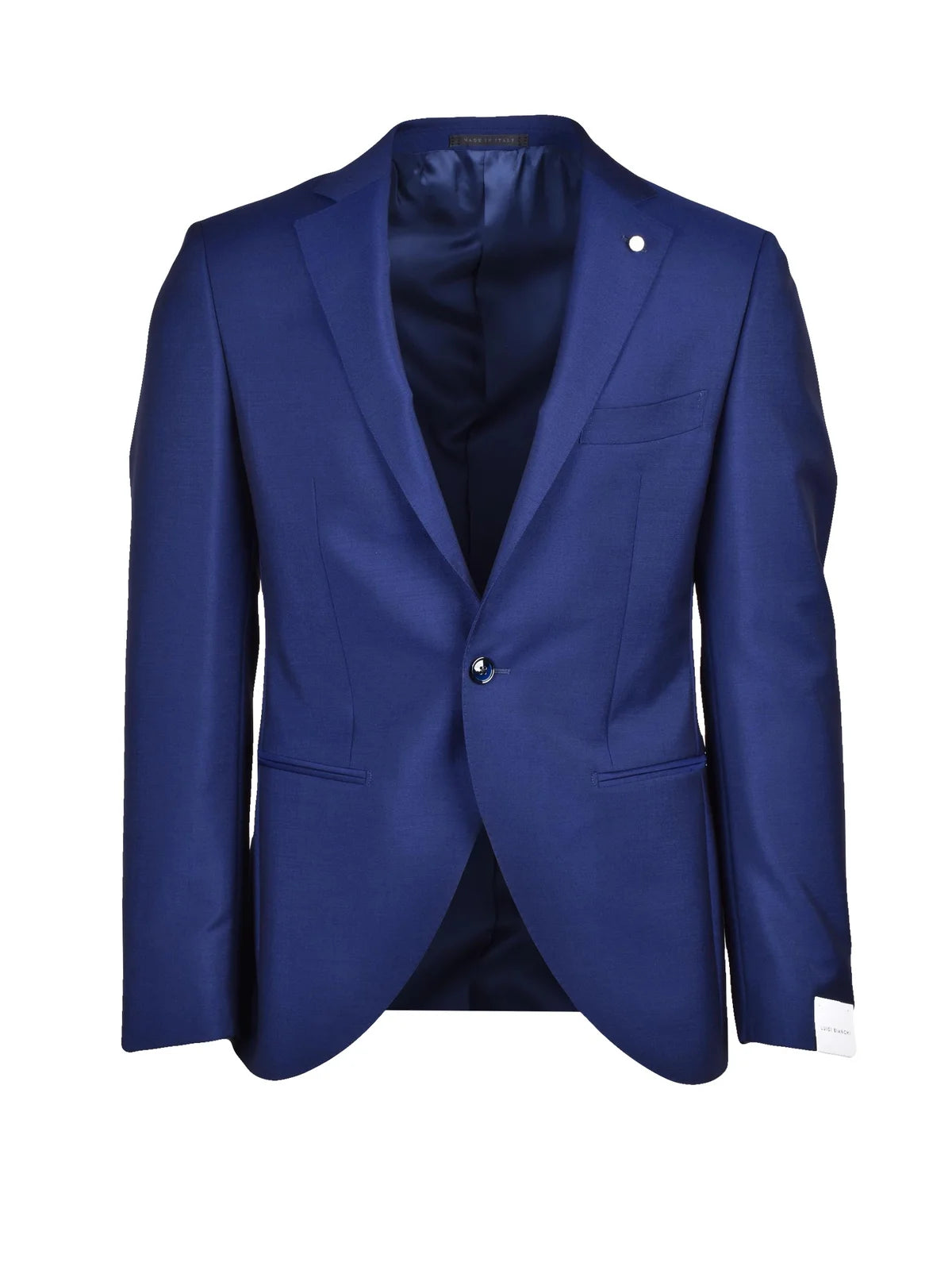Fitted Jacket Wool Mohair - Royal Blue