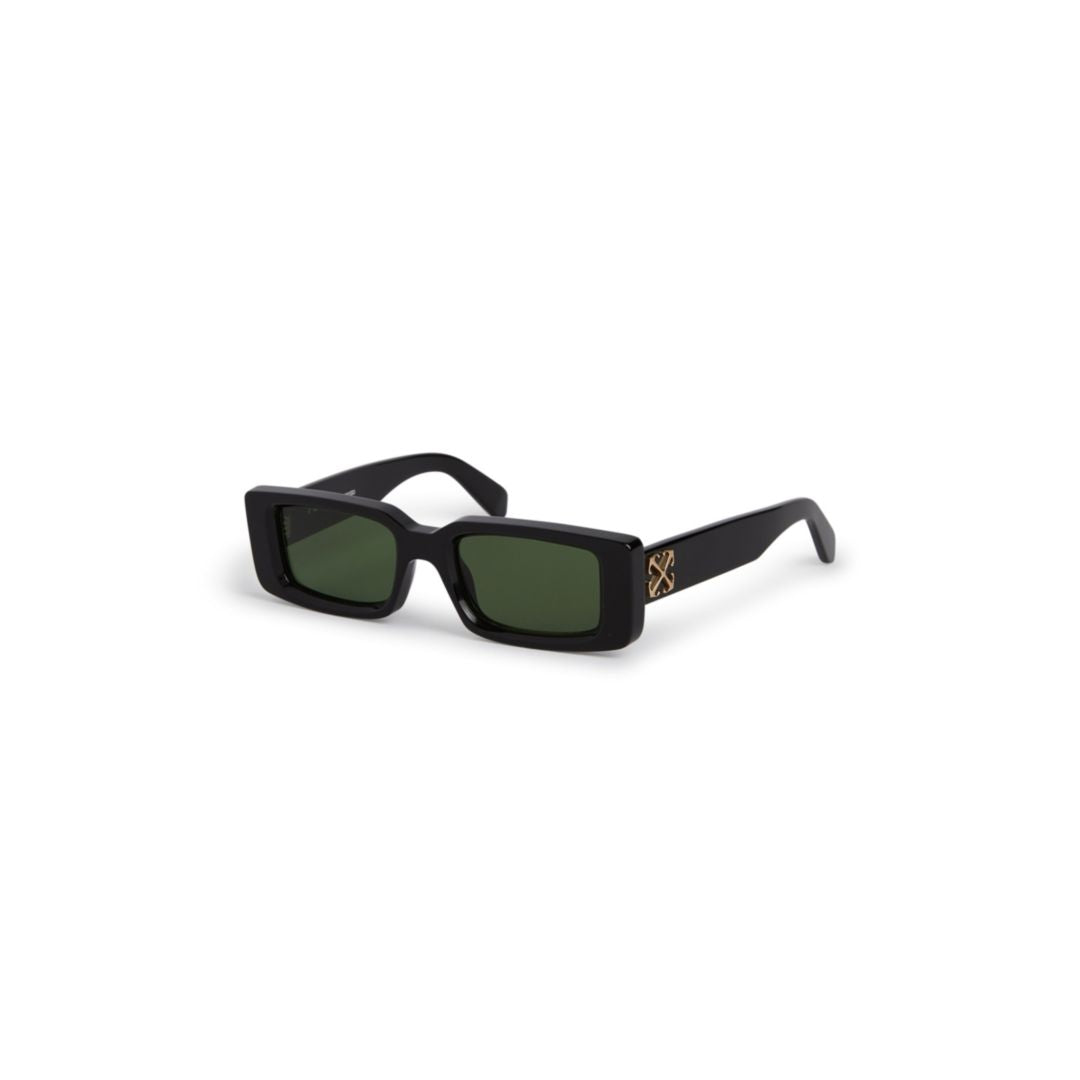 Oeri127 Arthur Rectangular Black Acetate Sunglasses