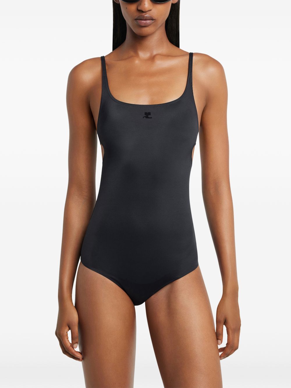 Form-Fitting Bodysuit with Cut-Out Side Details