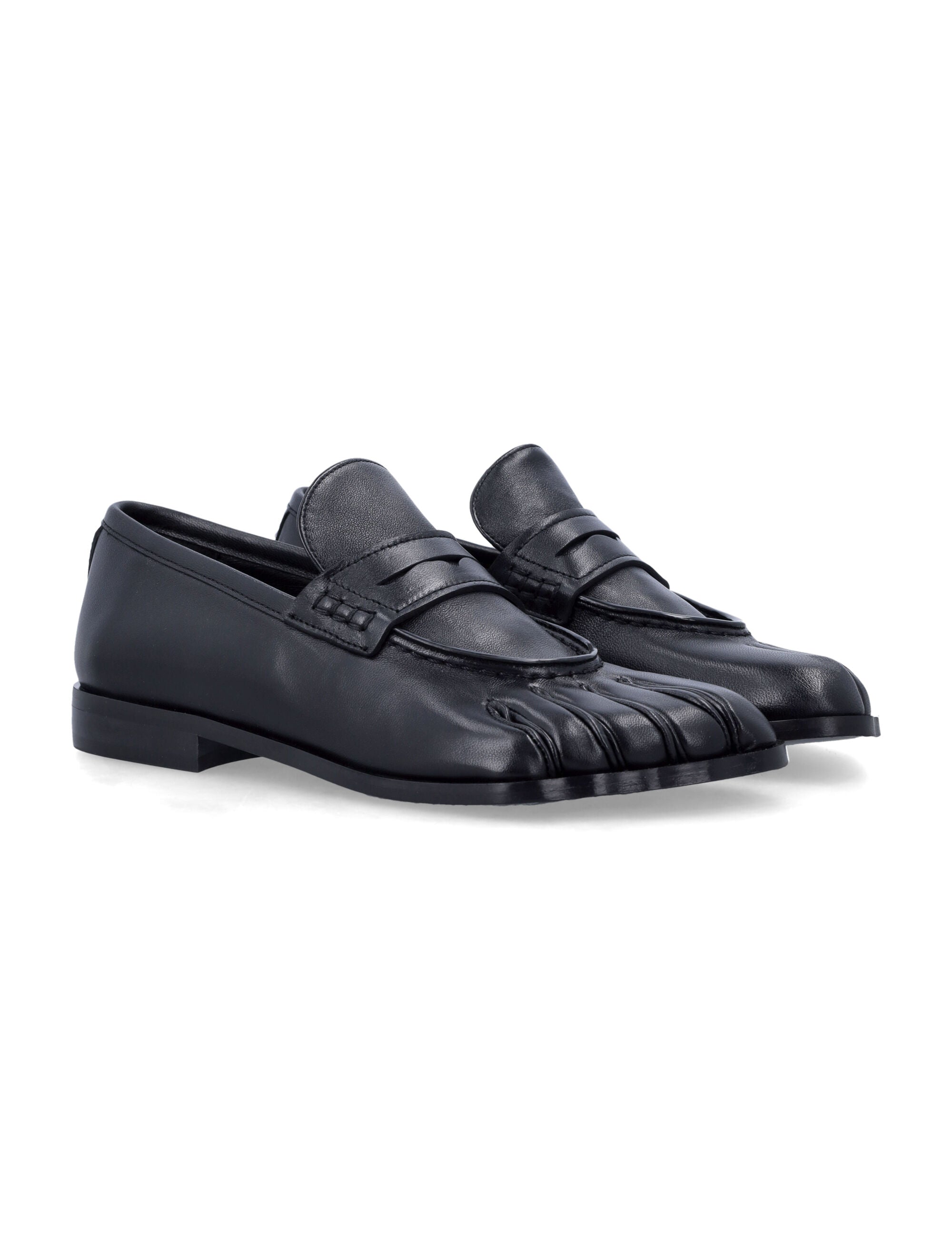 Black 5T Leather Mocassin