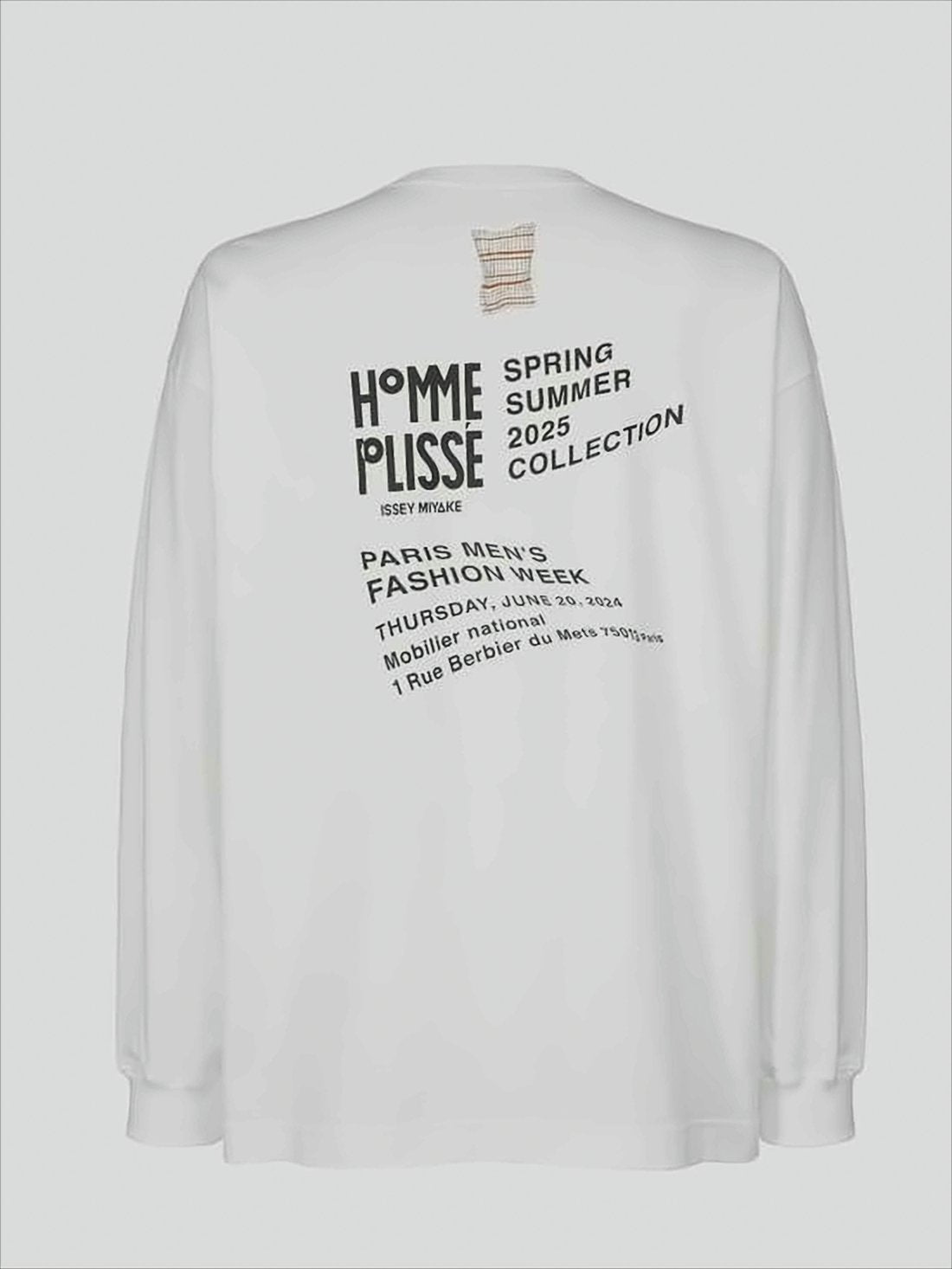White Relaxed Fit Long-Sleeve T-shirt