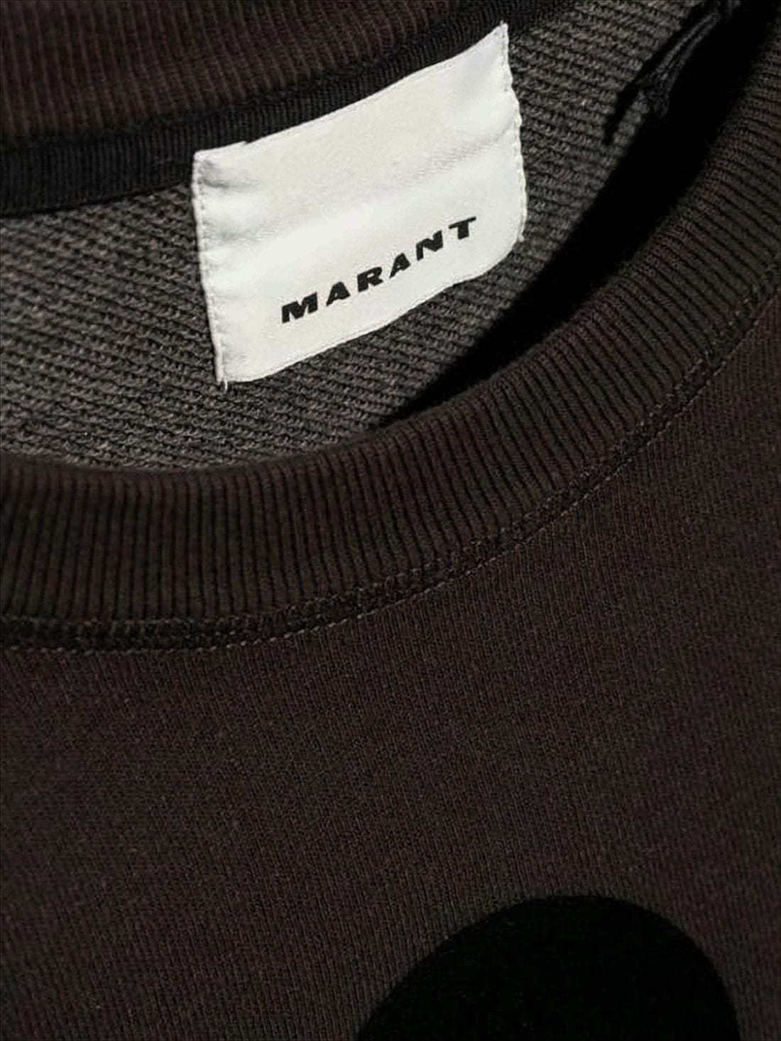 Relaxed Fit Black Long-Sleeve Sweatshirt with Textured Logo