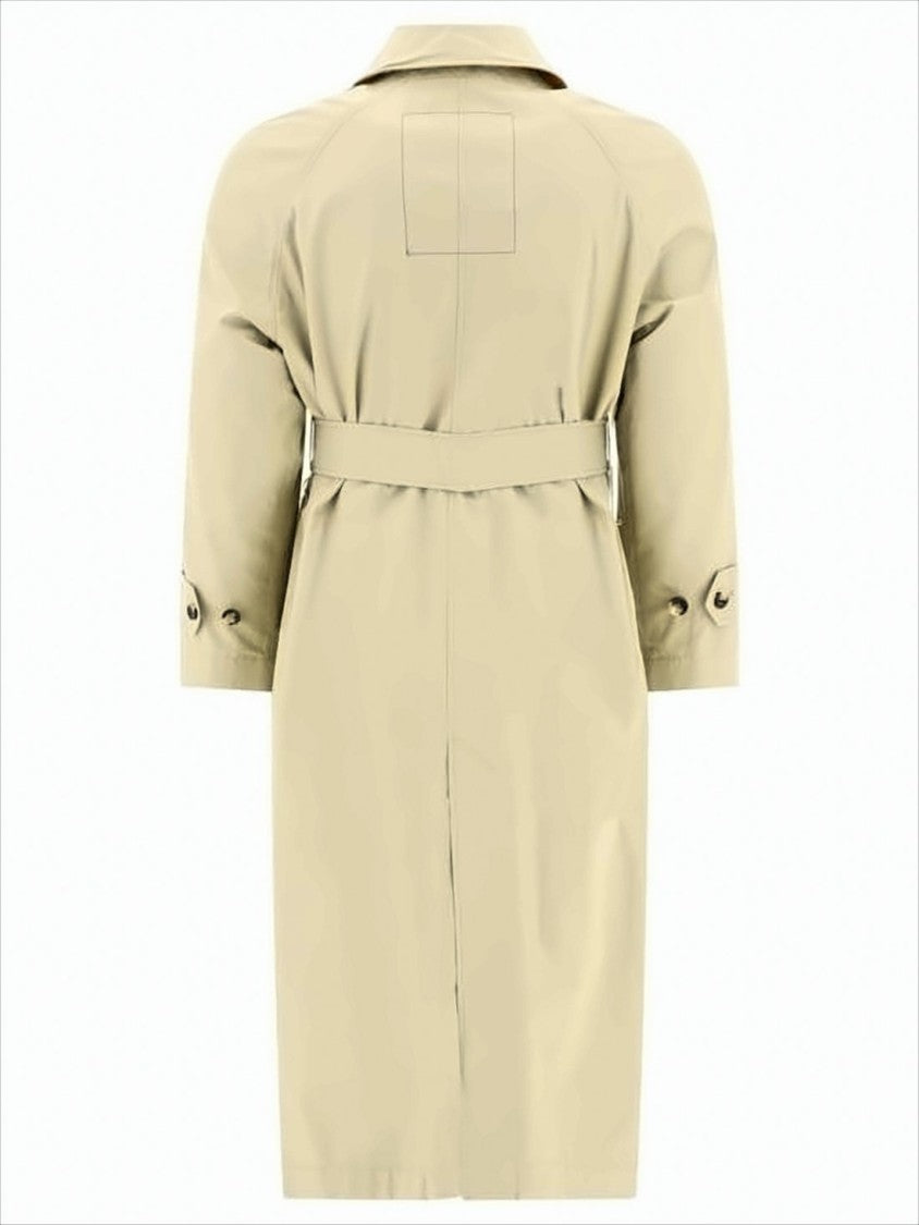 Reversible Trench Coat with Bold Plaid