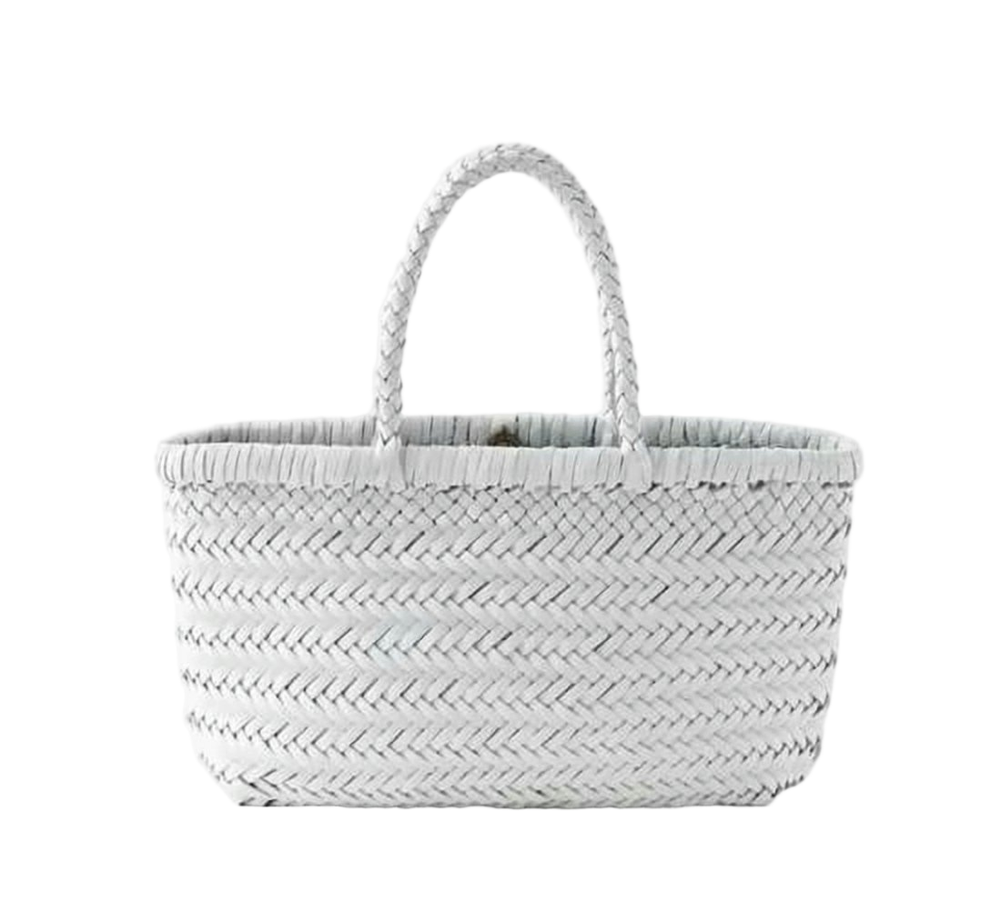 Woven Buffalo Leather Shoulder Bag