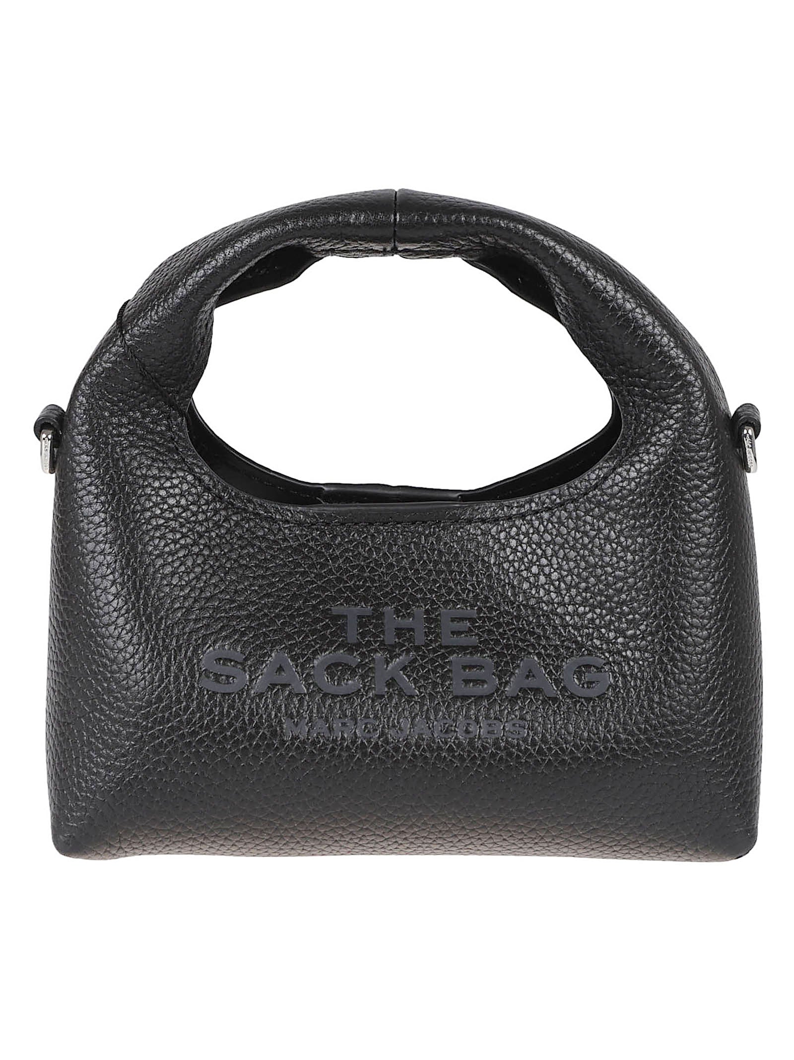 Miniature Structured Handbag In Pebbled Full-Grain Leather