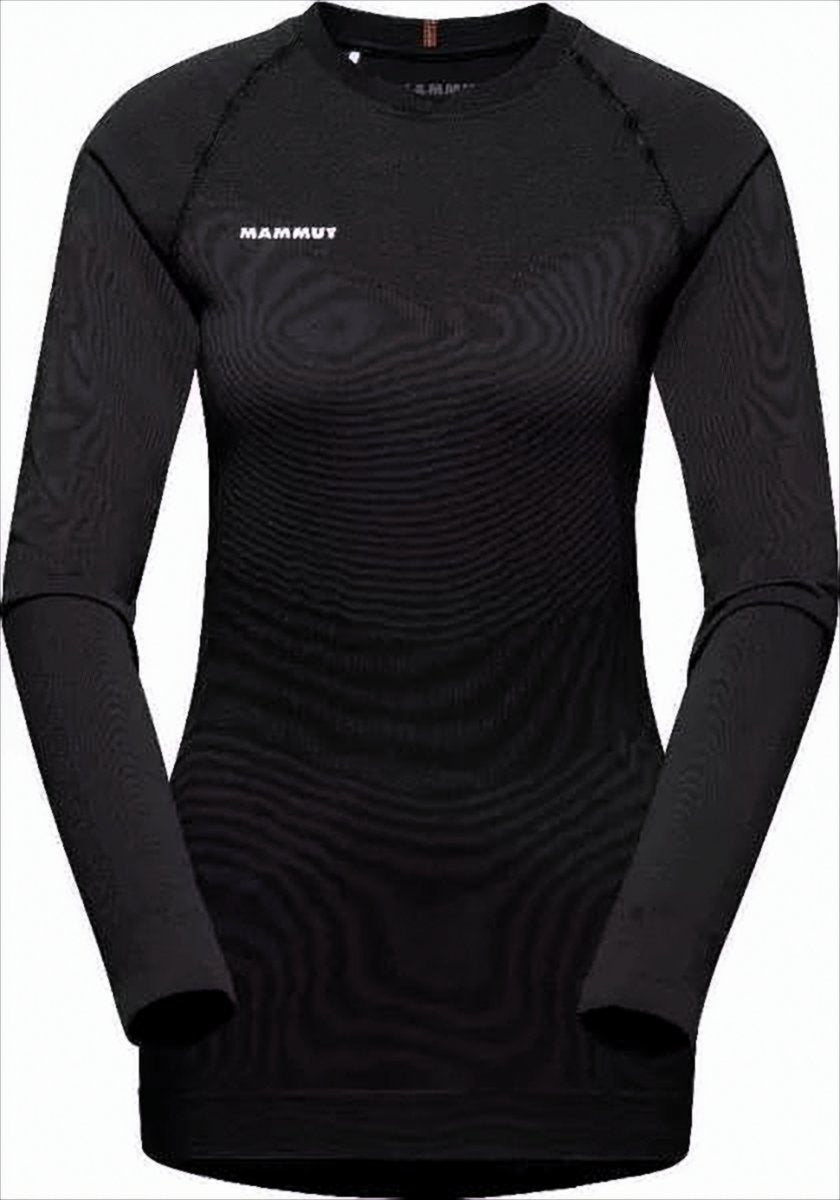 Fitted Black Long-Sleeve Top with Raglan Sleeves