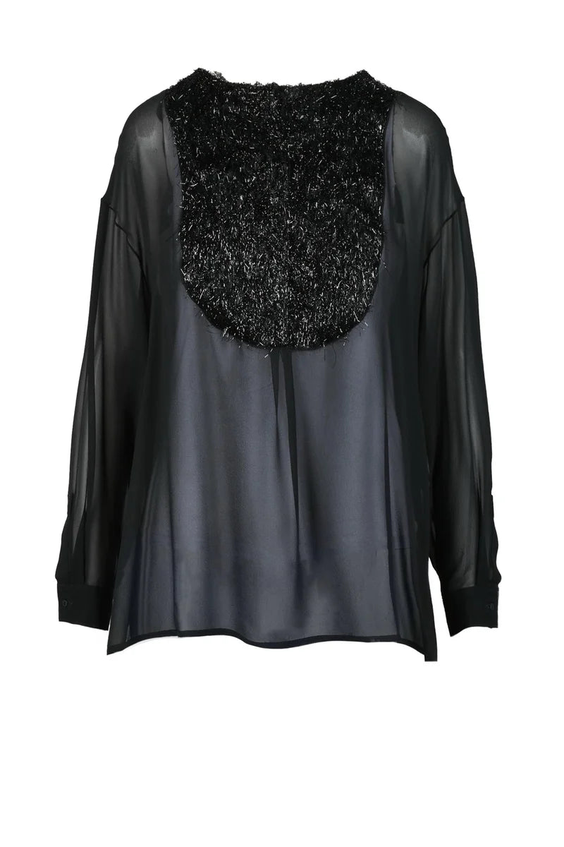 Silk Blouse - Black