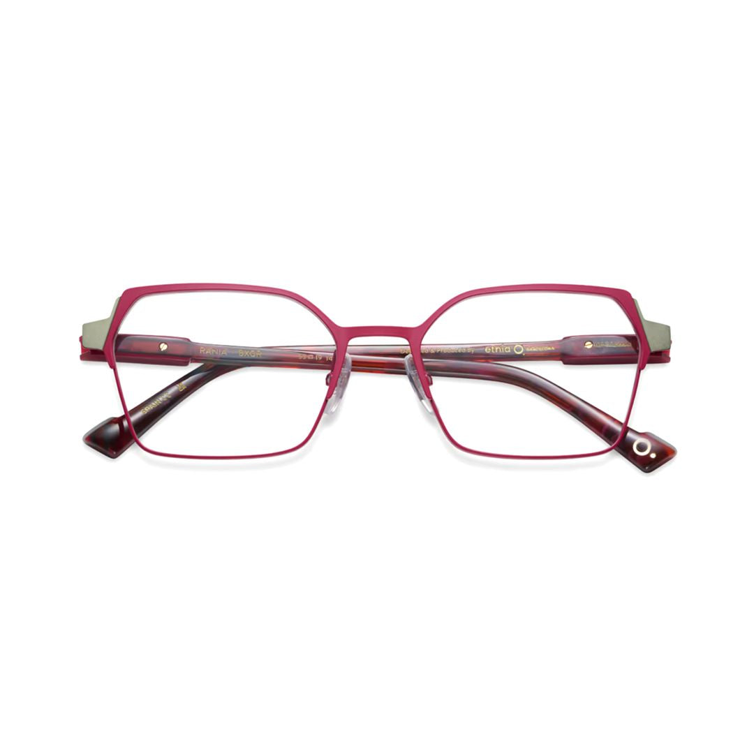 Rania Geometric Cat-Eye Eyeglasses with Translucent Gradient